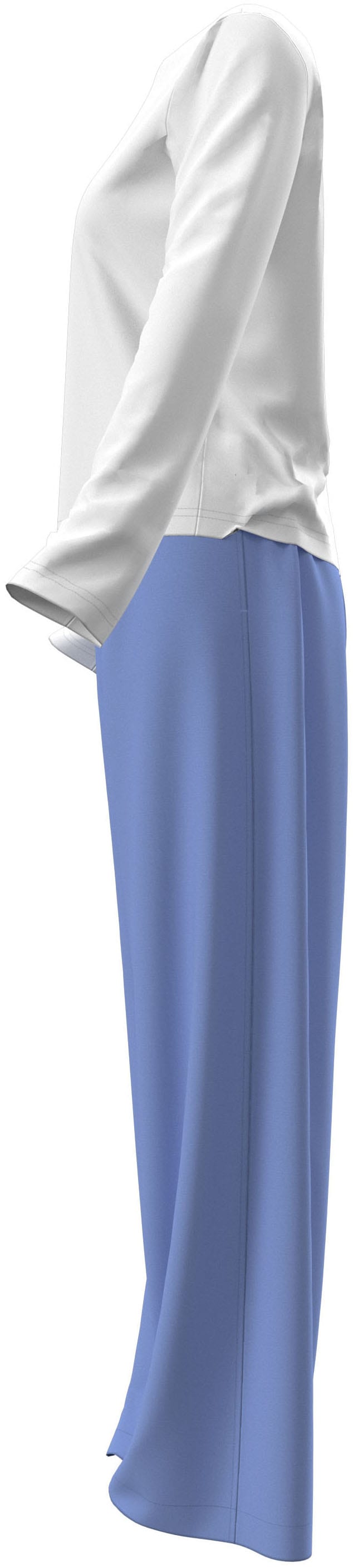 Calvin Klein Underwear Schlafanzug »LS PANT SET« Normale Passform mit Rundhalsausschnitt