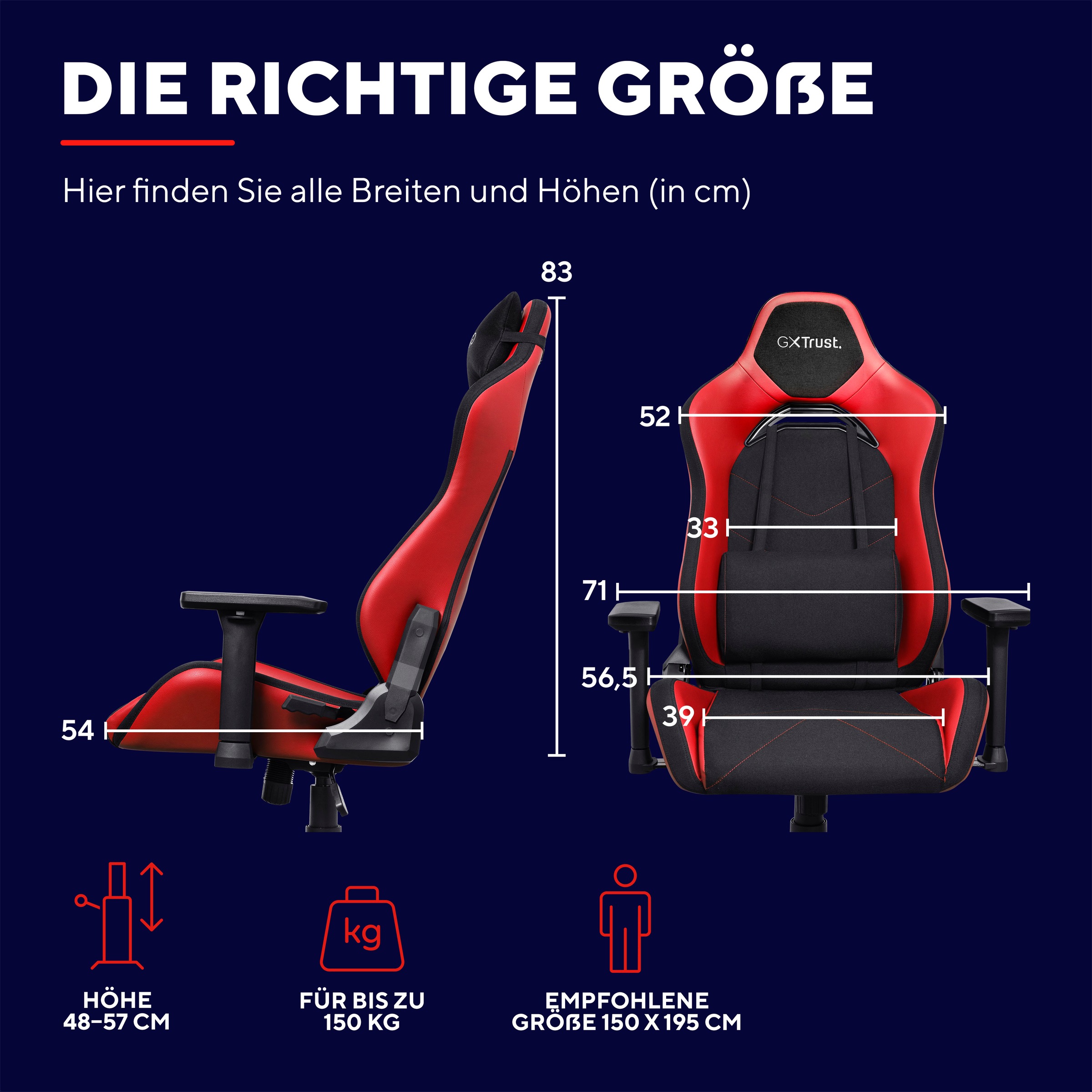Trust Gaming-Stuhl »GXT 714 Ruya«