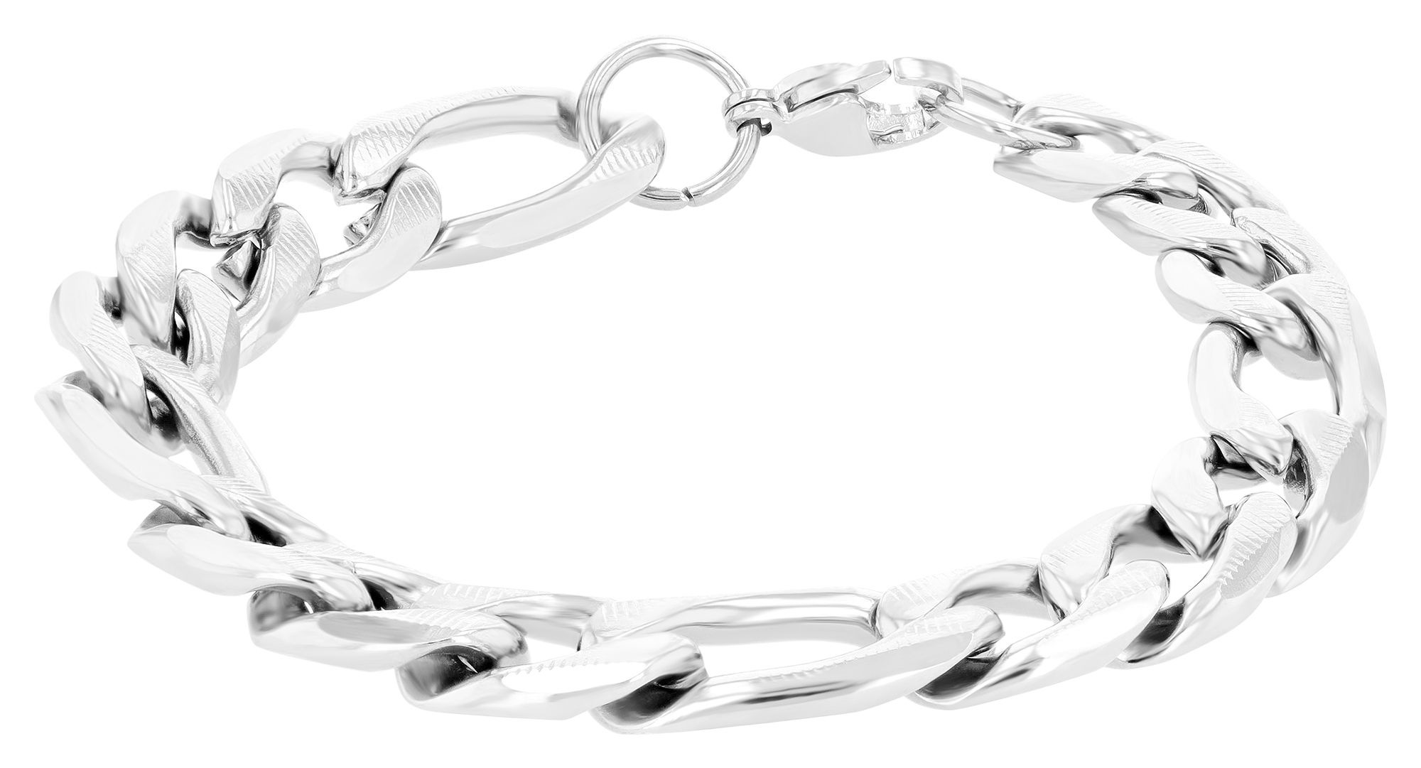 Adelia´s Armband »Unisex Armband aus Edelstahl 21 cm«