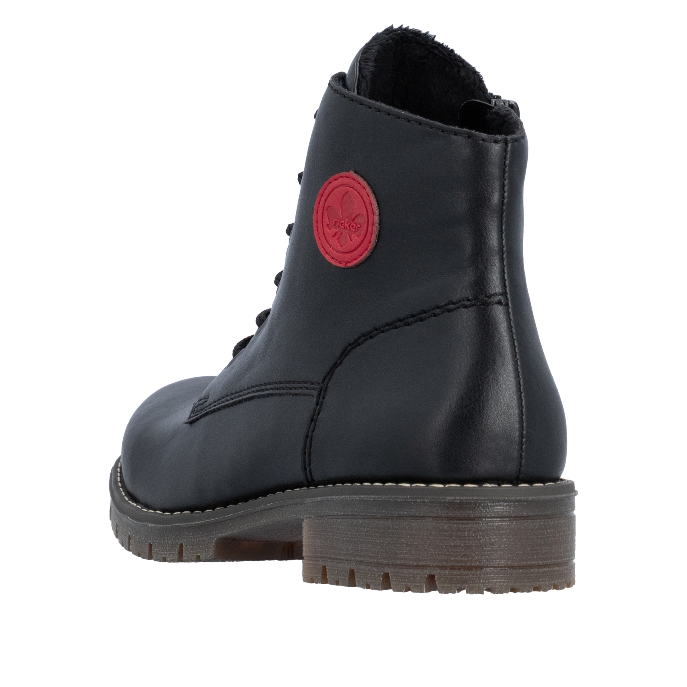 Rieker Schnürstiefelette  Ankleboots, Schnürboots, Klassik-Stiefelette mit Logoprägung