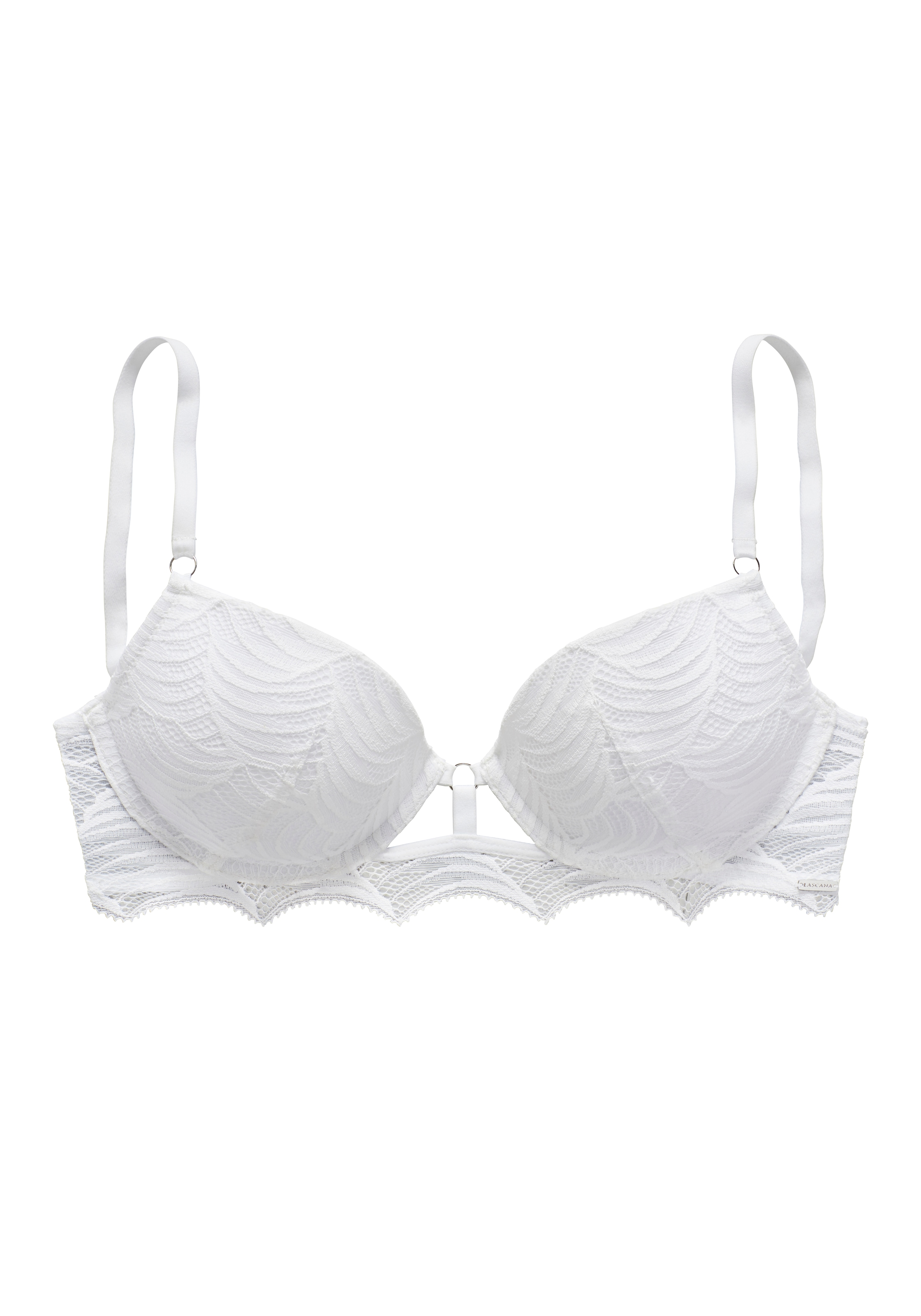 LASCANA Push-up-BH »Marla«, mit integrierten Kissen und modischer Spitze, Dessous