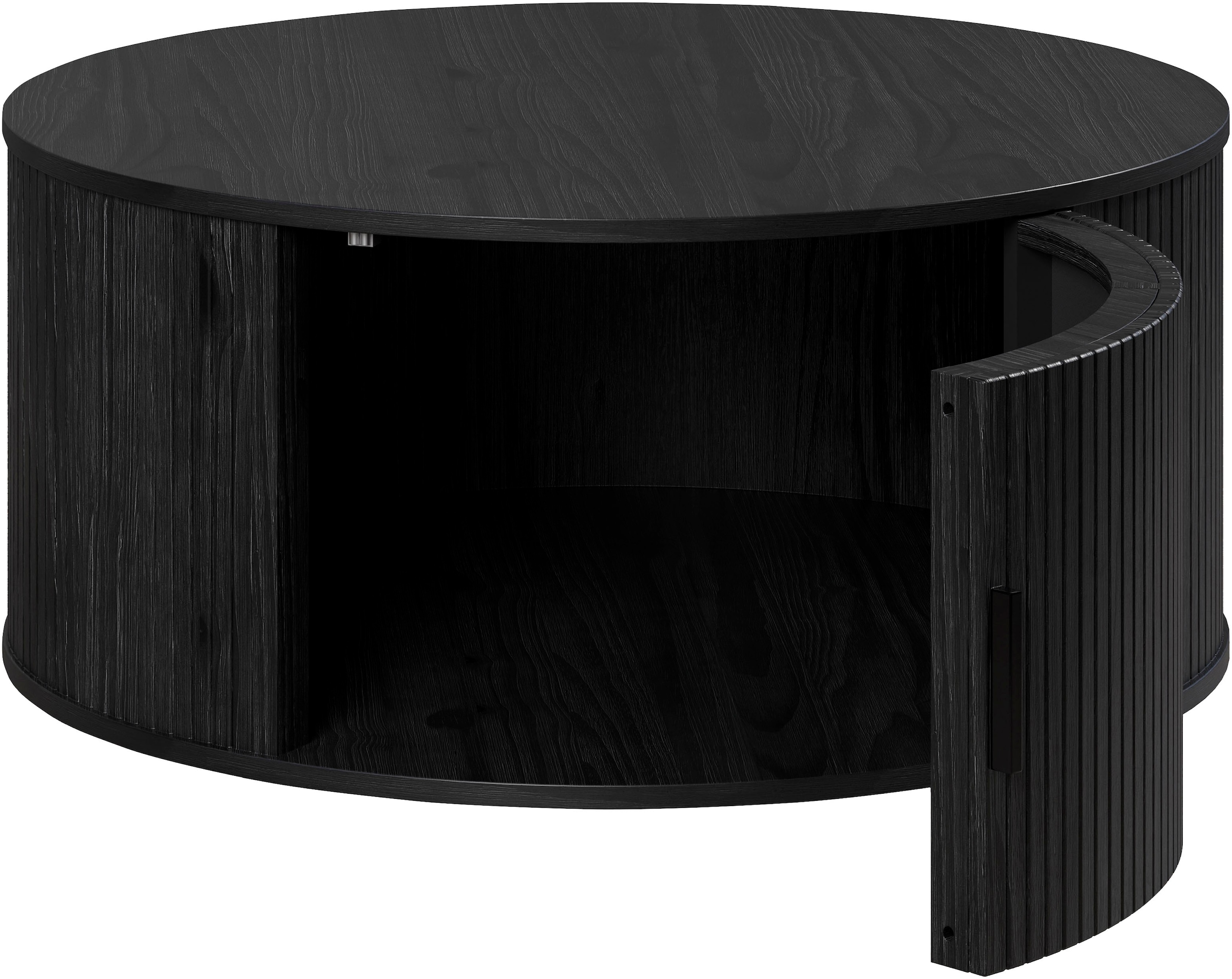Home affaire Couchtisch »Ronda« 1 Stk. tlg. Runder Sofatisch mit Stauraum - Maße (B/T/H) 80/80/36 cm