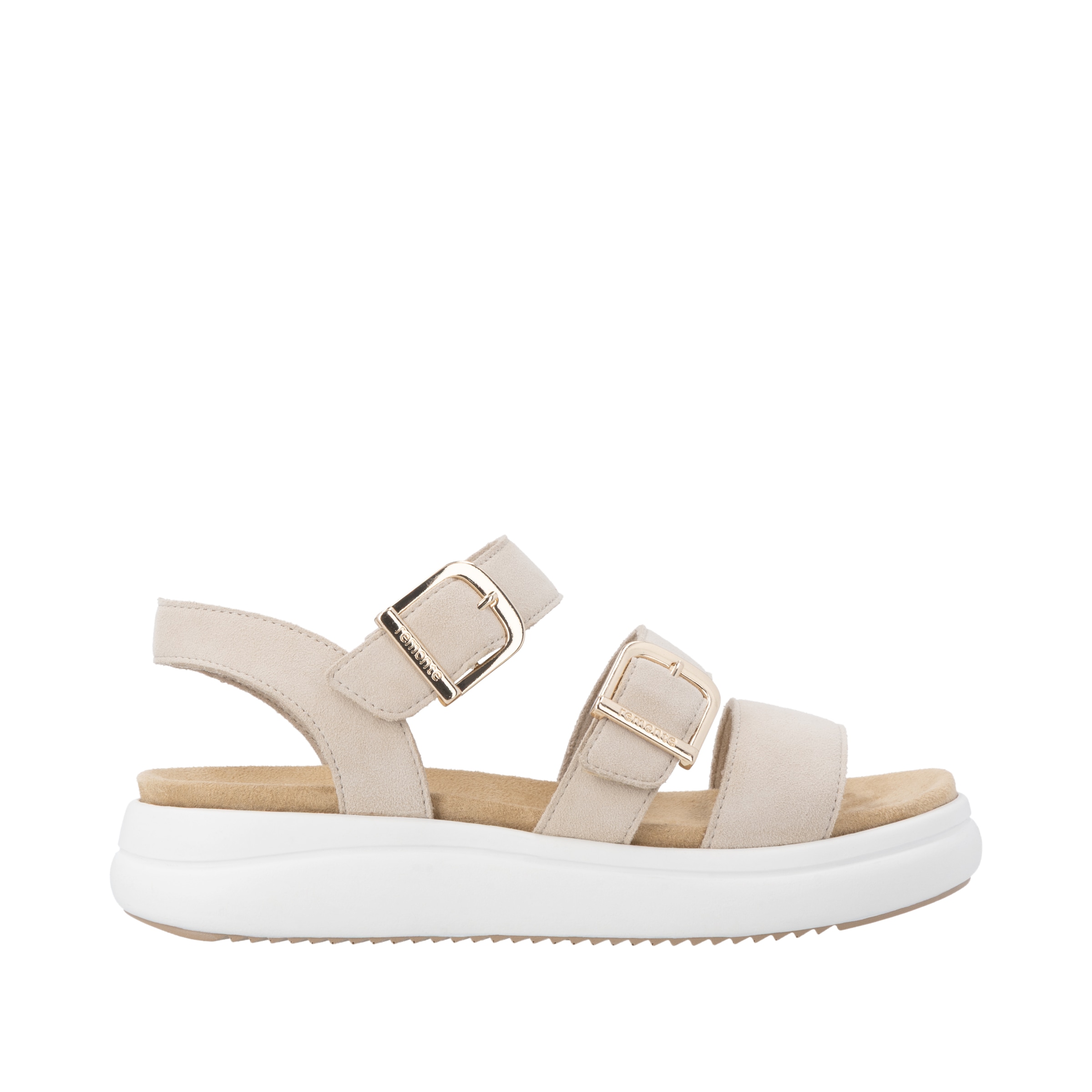 Remonte Plateausandale  Sommerschuh, Sandale mit Softfußbett und zwei Klettverschlüssen