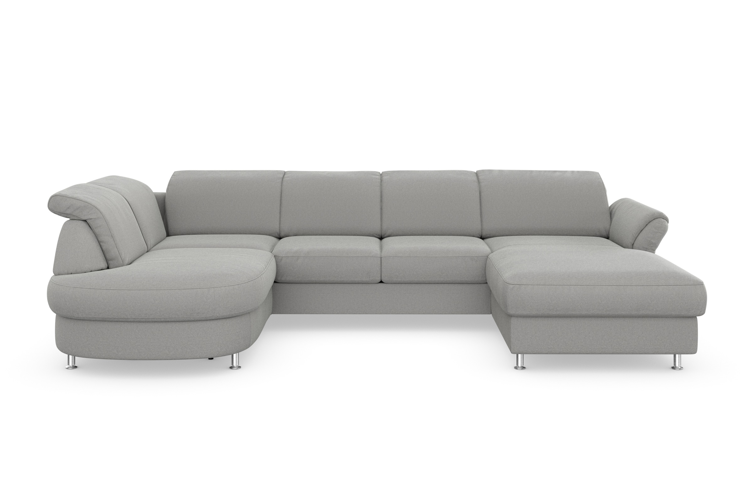 sit&more Wohnlandschaft »Apulia U-Form«, wahlweise Bettfunktion, Bettkasten und Kopf- und Armteilverstellung