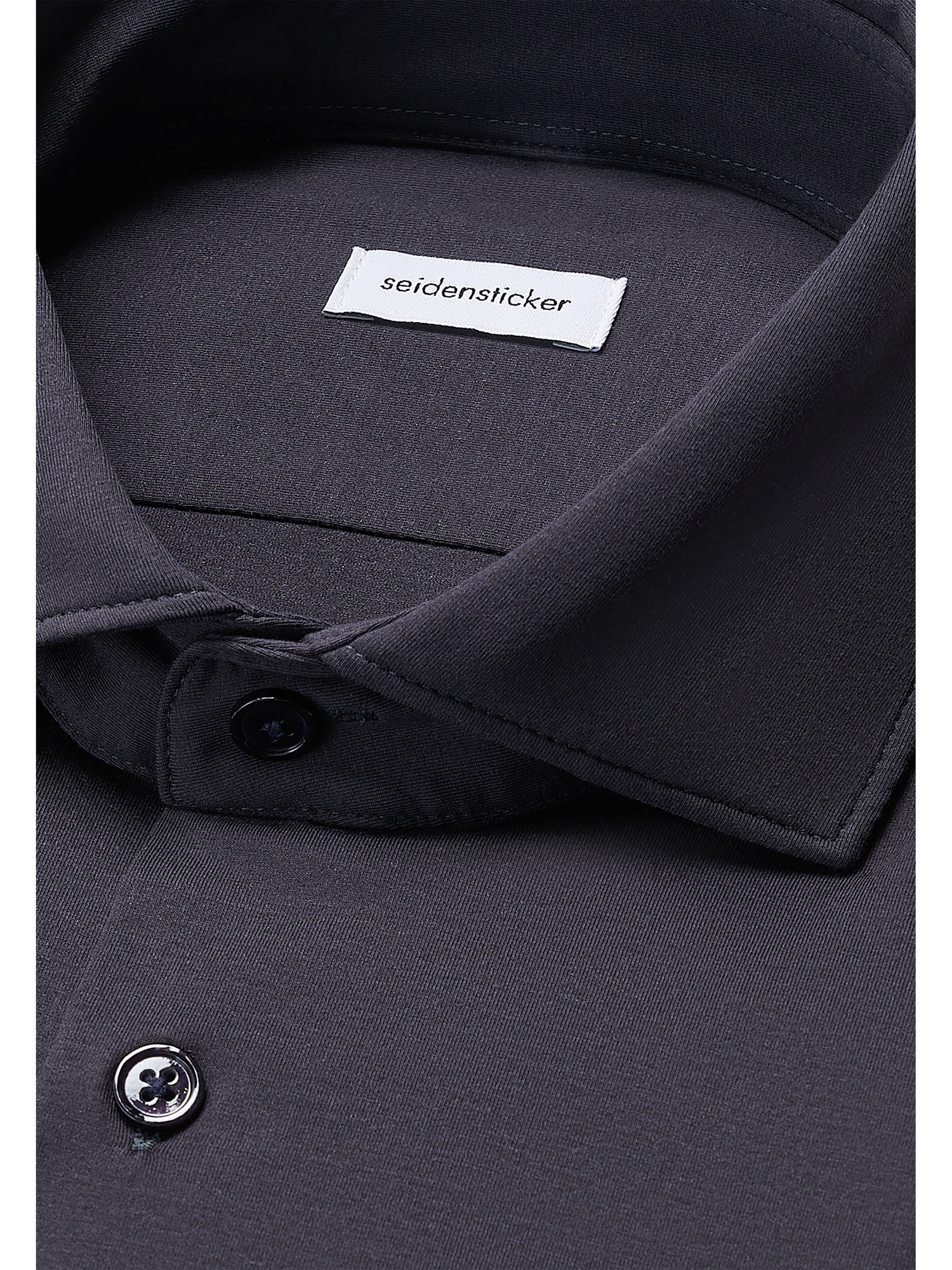 seidensticker Businesshemd »Schwarze Rose«, Shaped 1/1 Kentkragen Uni