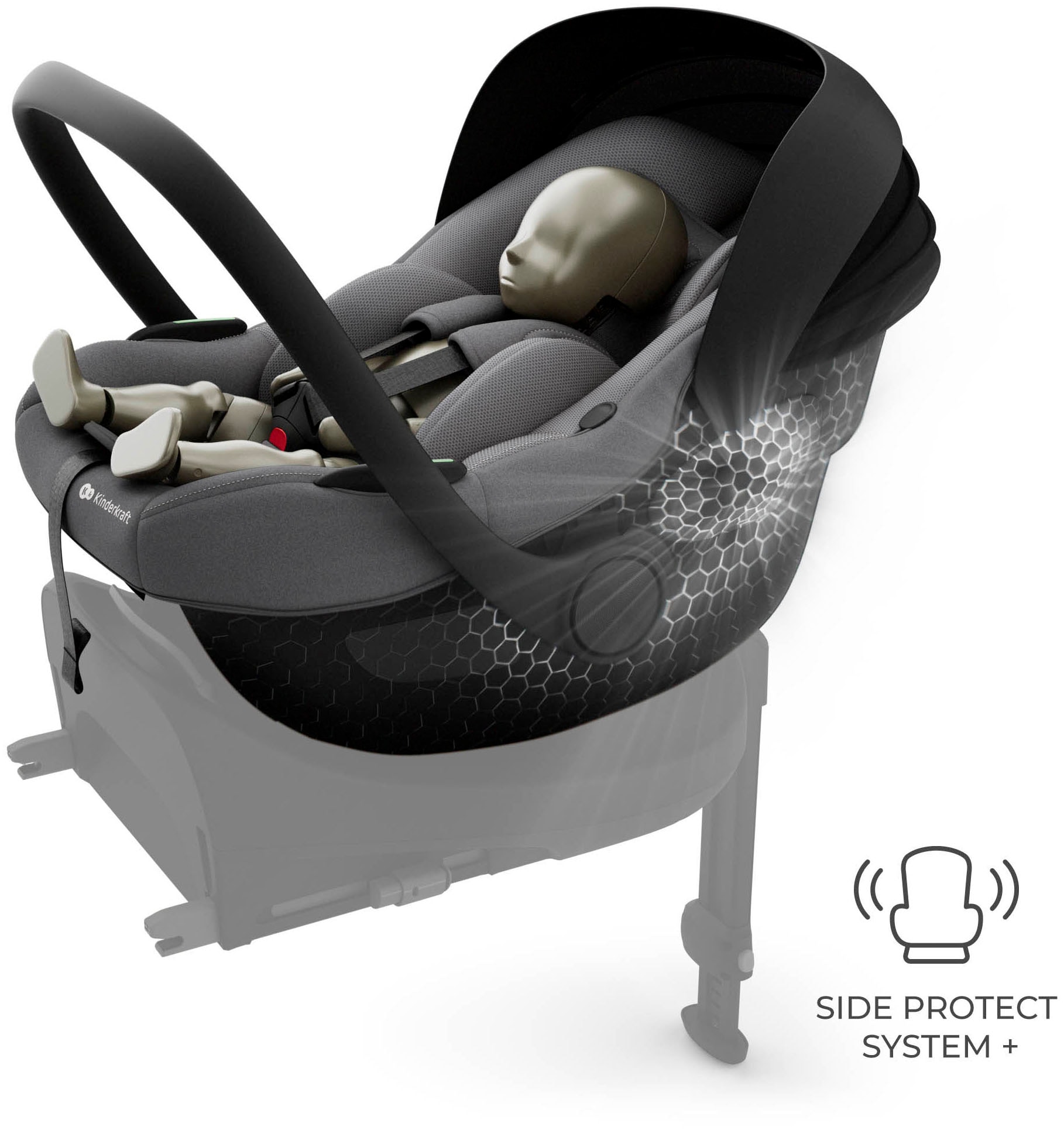 Kinderkraft Babyschale »I-LITE mit ENDURA SAFE FX Basis«