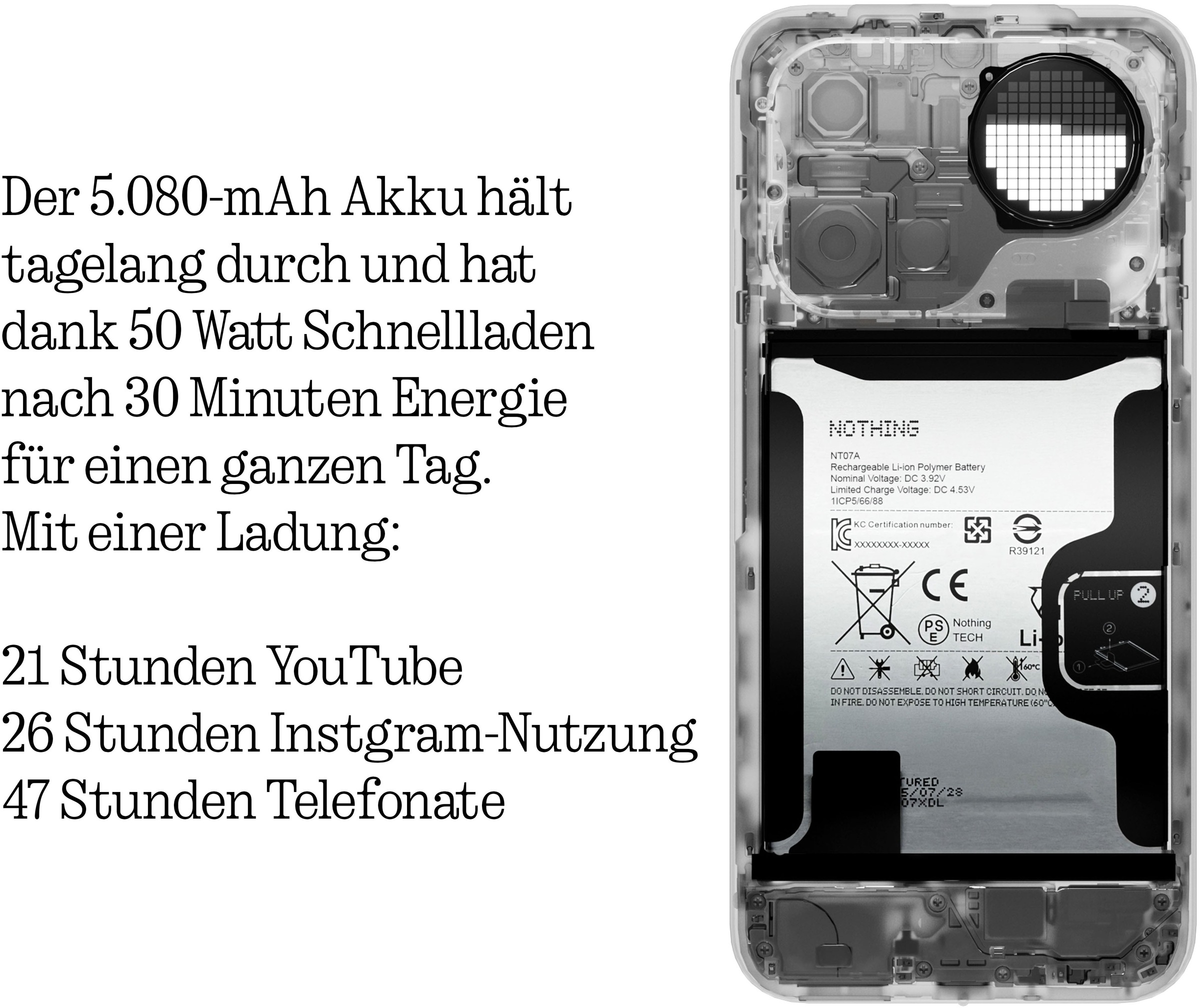 NOTHING Smartphone »Phone (4a) Pro« Black