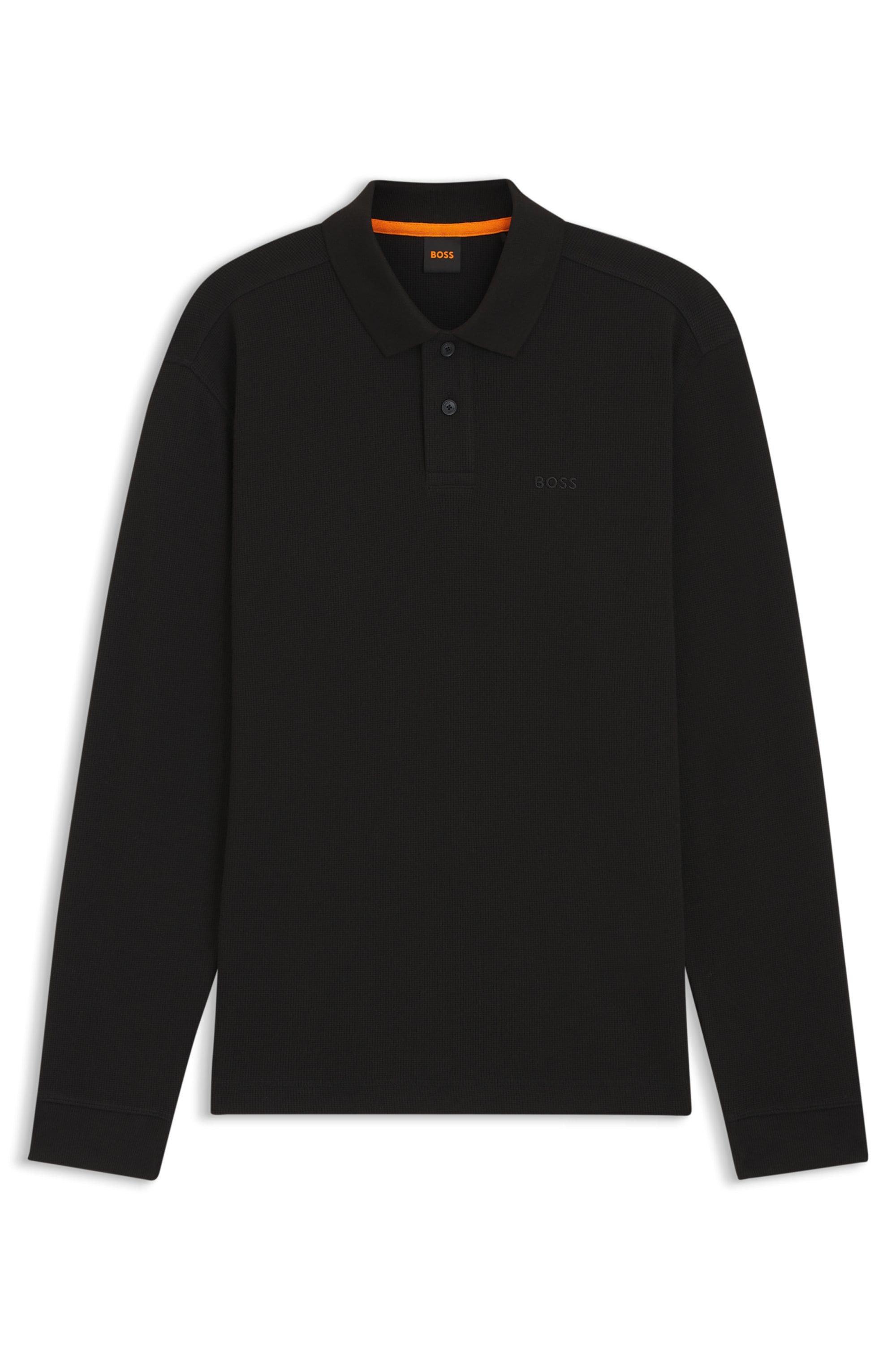 BOSS ORANGE Poloshirt »Petempestolong«, mit Knopfleiste