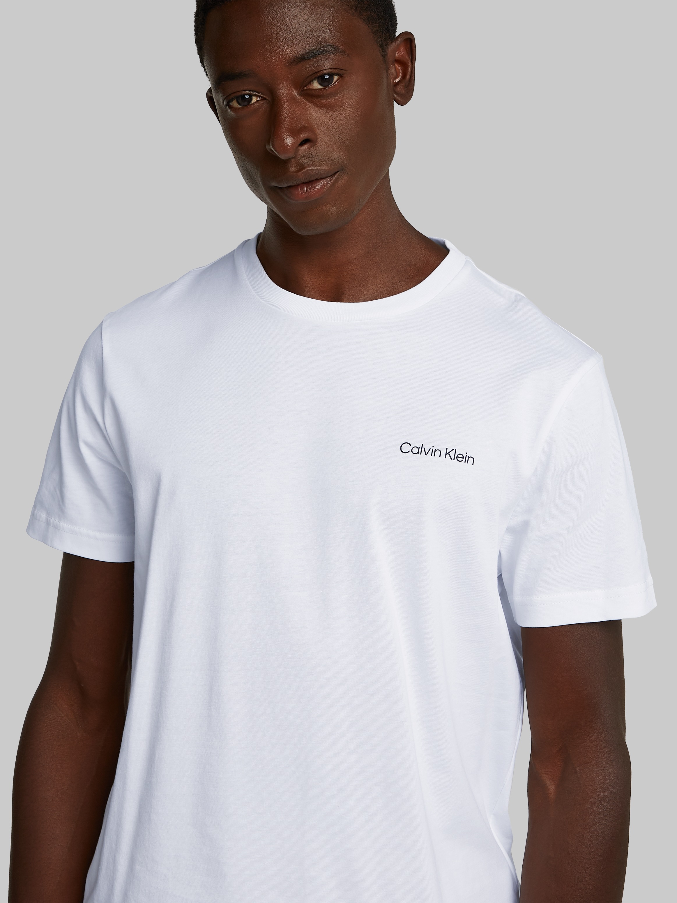 Calvin Klein T-Shirt »CP-LINEAR BOX LOGO T-SHIRT«, in Unifarbe