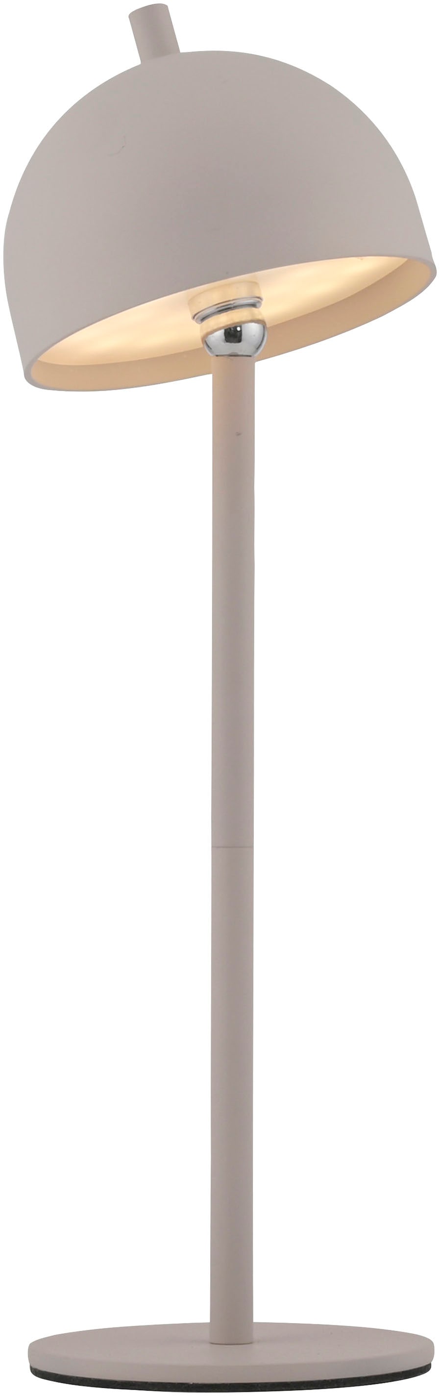 SCHÖNER WOHNEN-Kollektion LED Tischleuchte »BELLIS« LED-Board 1 Stk. Warmweiß SCHÖNER WOHNEN Kollektion, Touchdimmer, Memoryfunktion, IP54, Akku