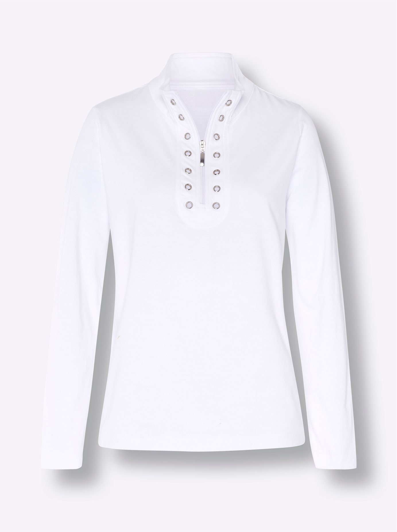 Classic Basics Stehkragenshirt »Langarm-Shirt«, (1 tlg.)