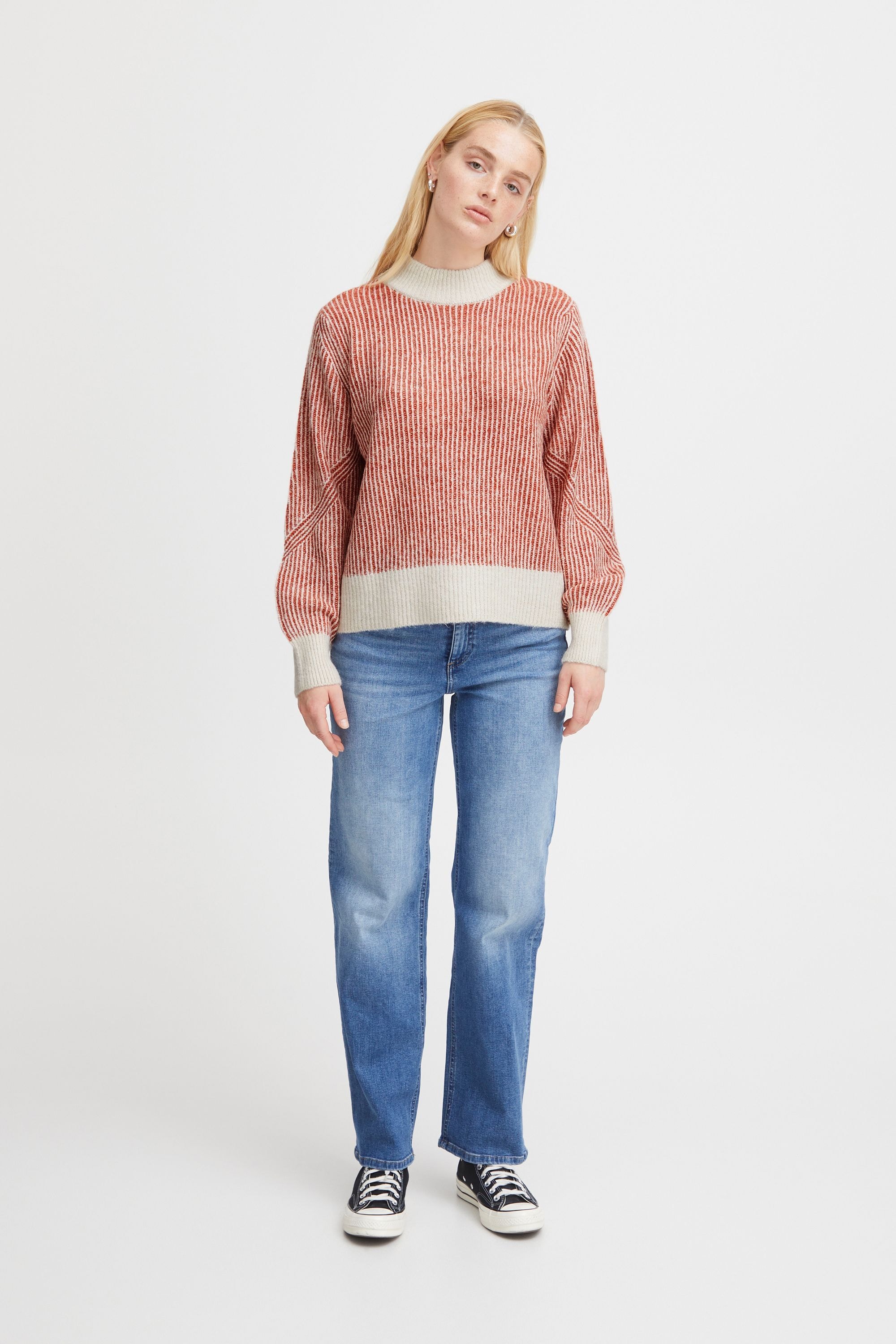 Ichi Strickfleece-Pullover »Strickpullover IHKamara«
