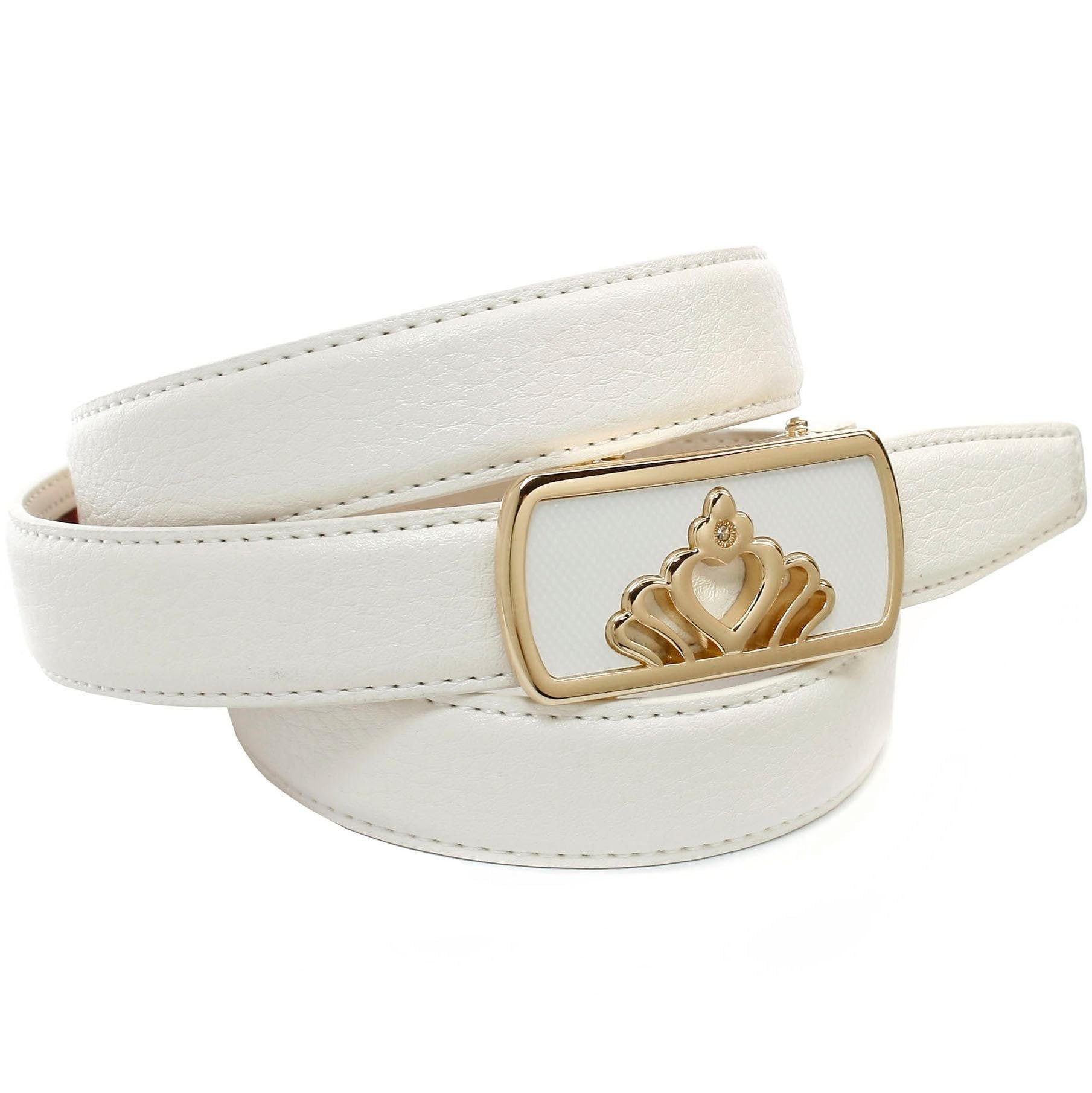 Anthoni Crown Ledergürtel, mit goldfarbener im Schließe Shop eleganter Online OTTO