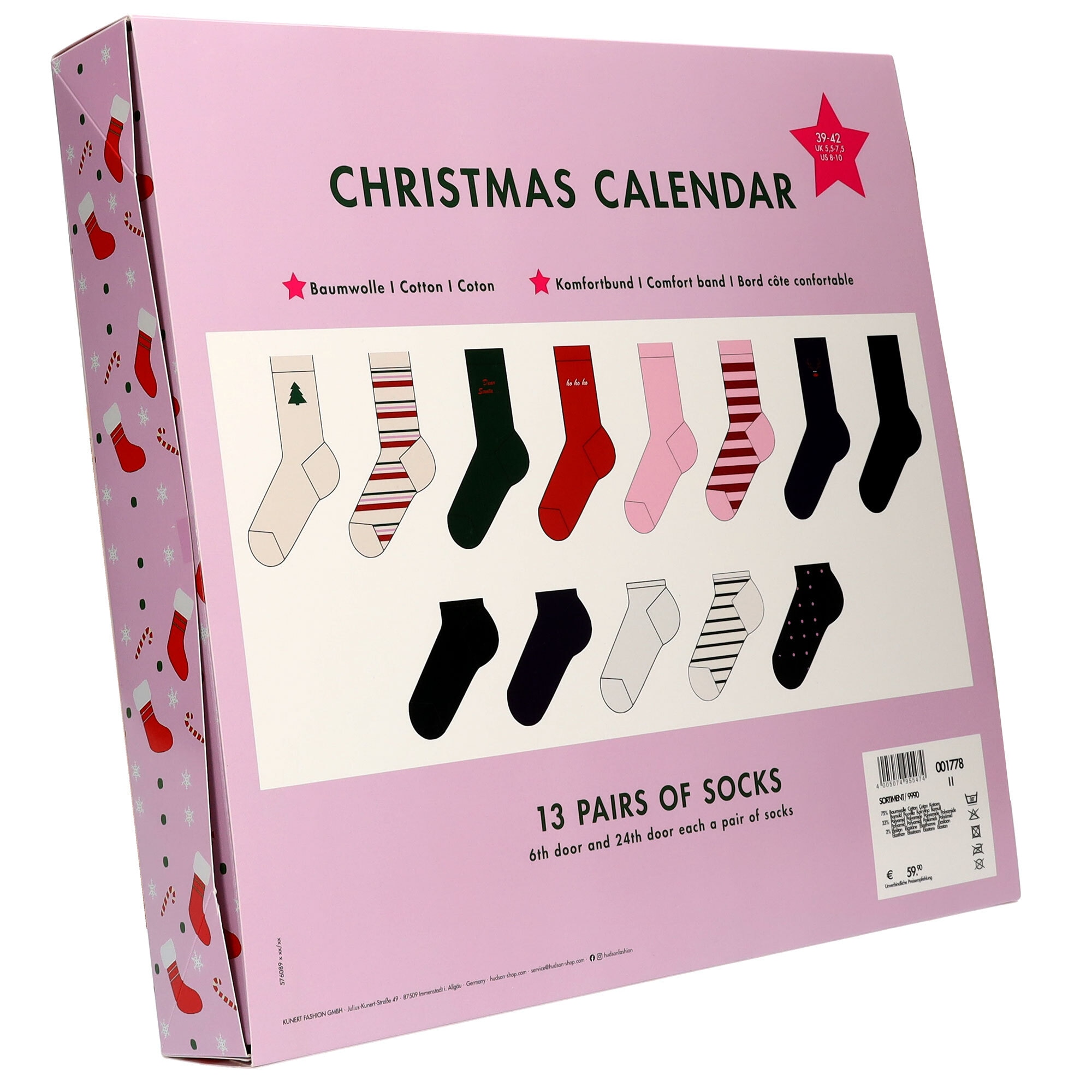 Hudson Socken »Socke Christmas Calendar«