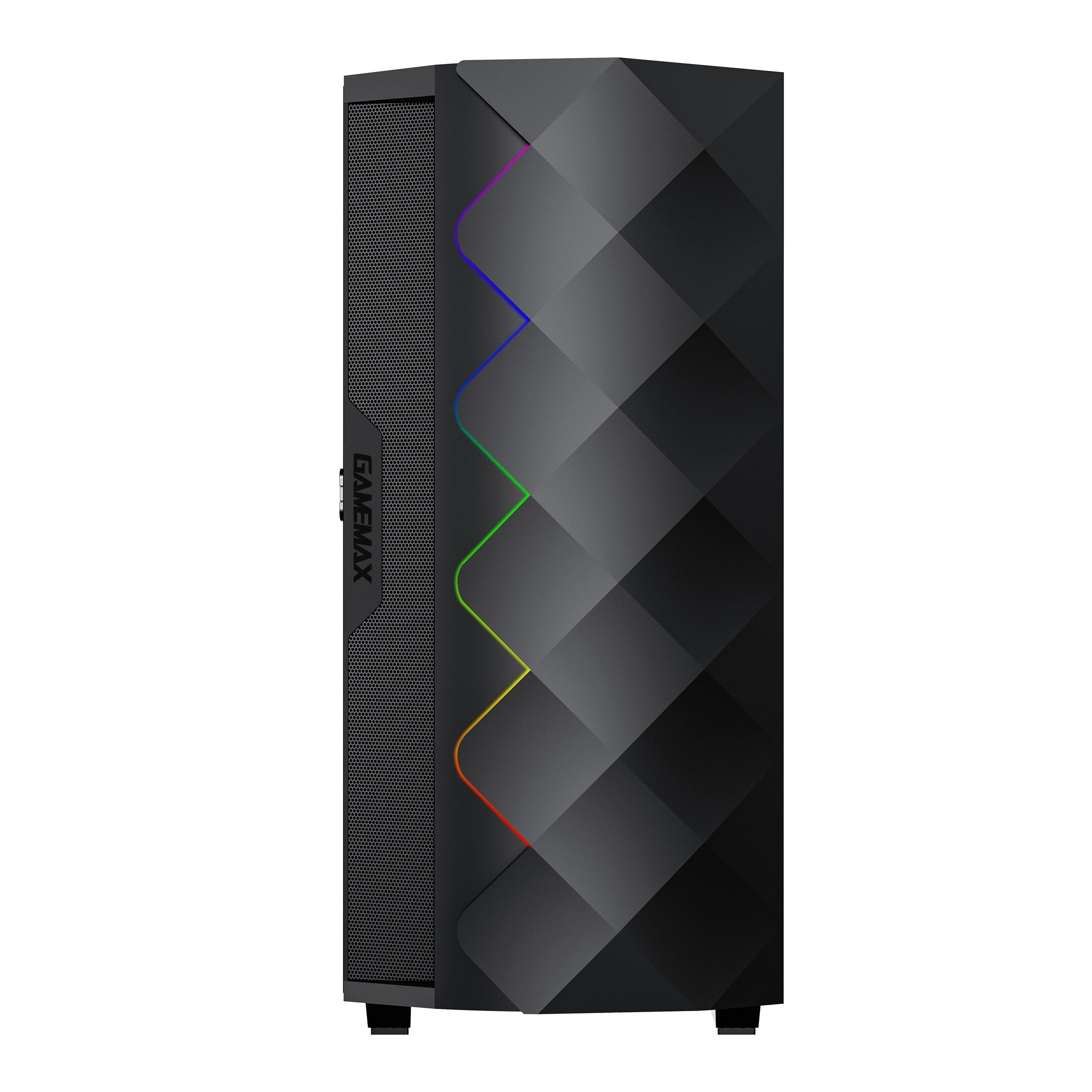 GAMEMAX PC-Komplettsystem »MegaDeal Diamond BK SET2611«, (inkl. Maus & Tastatur), Windows 11 + MSI PRO MP2412DE Monitor 60cm (24")