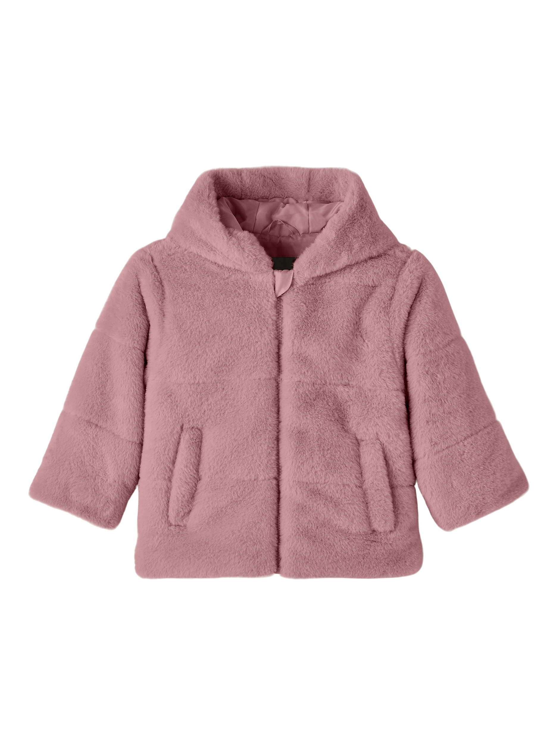 Fellimitatjacke »NMFMILA FAUX FUR JACKET W HOOD PB«, mit Kapuze