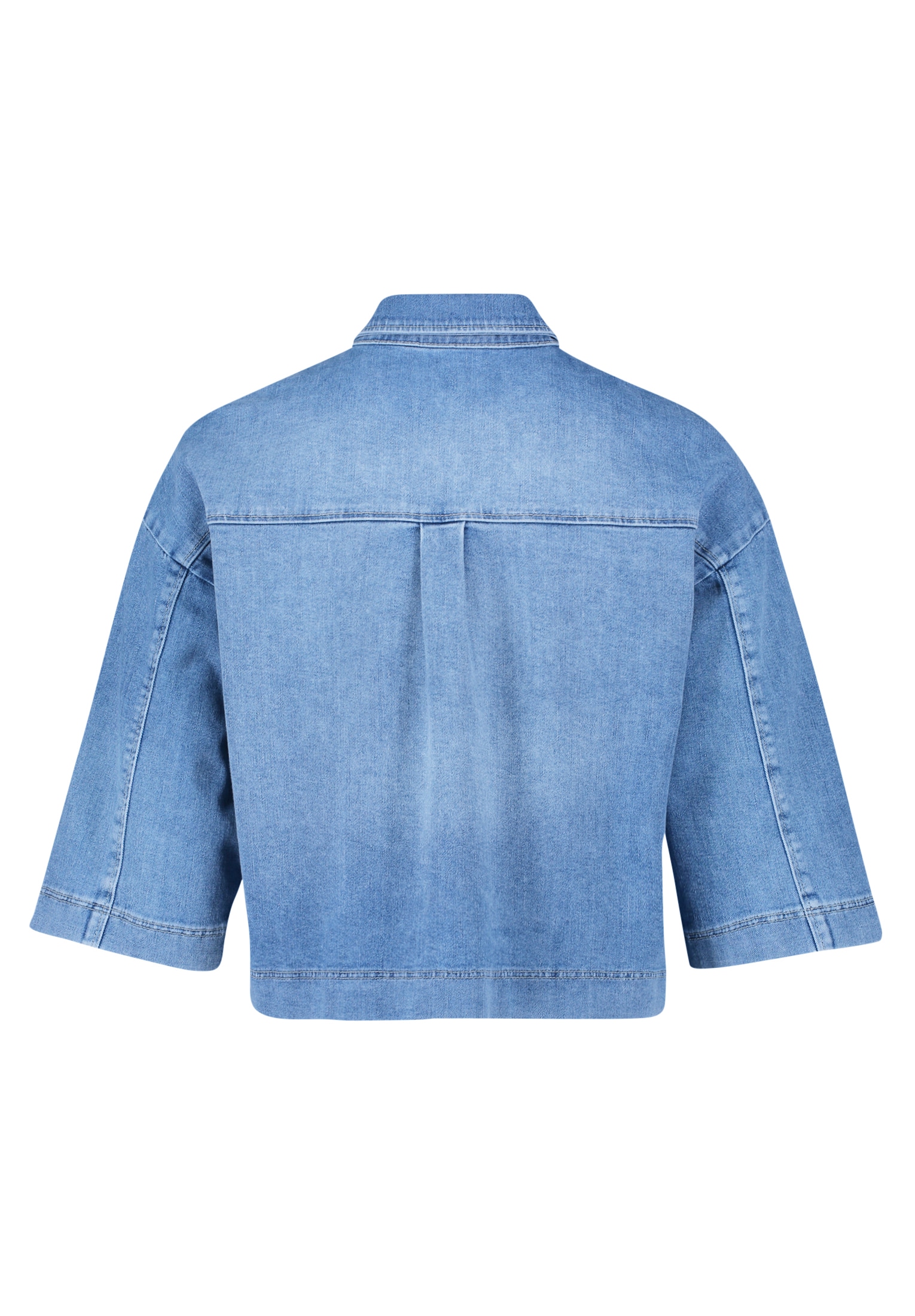 Betty&Co Jeansblazer »Jeansjacke mit Perlen«