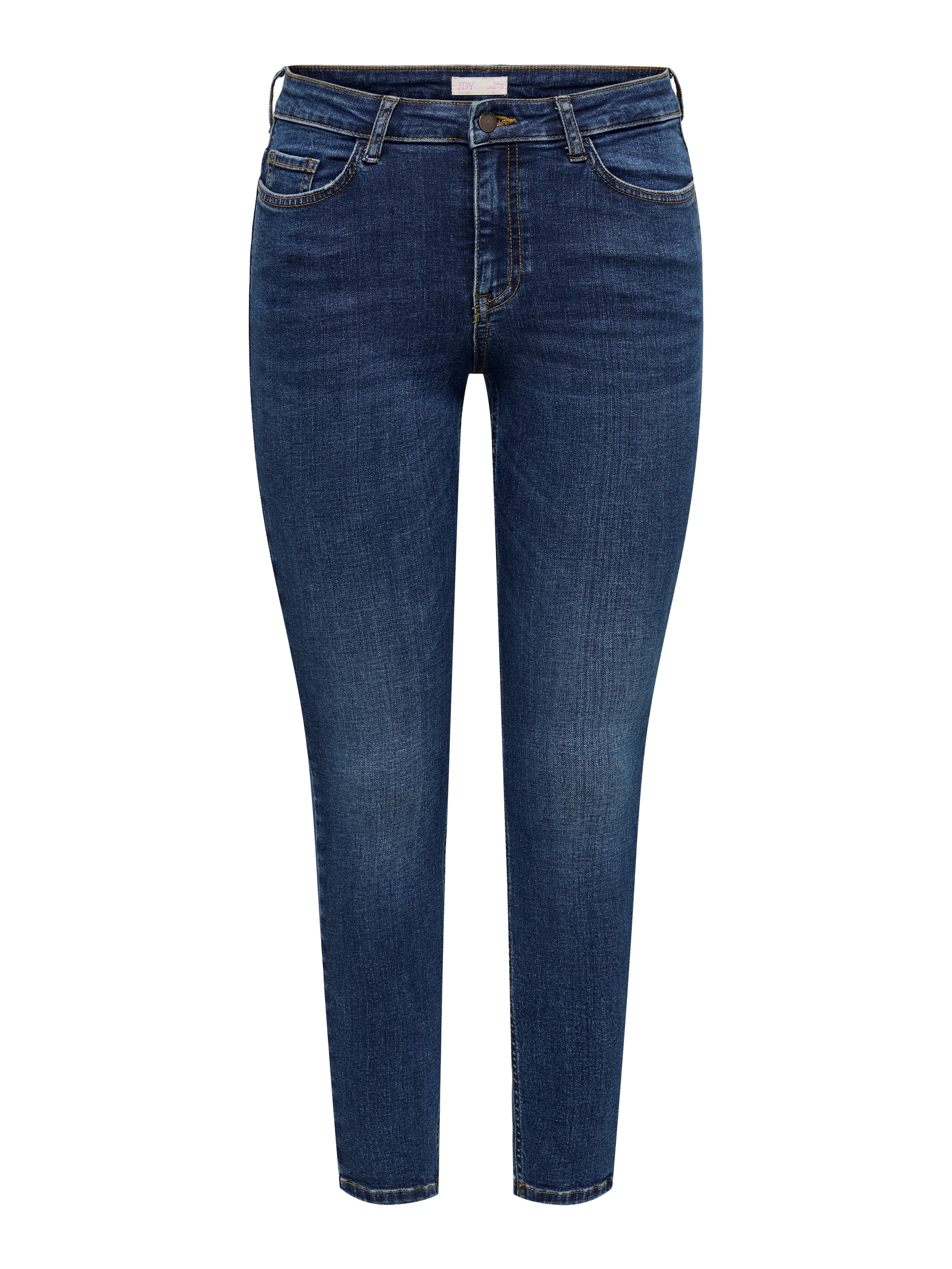 JDY Skinny-fit-Jeans »JDYFINA MW SKINNY ANK JNS DB NOOS DNM«