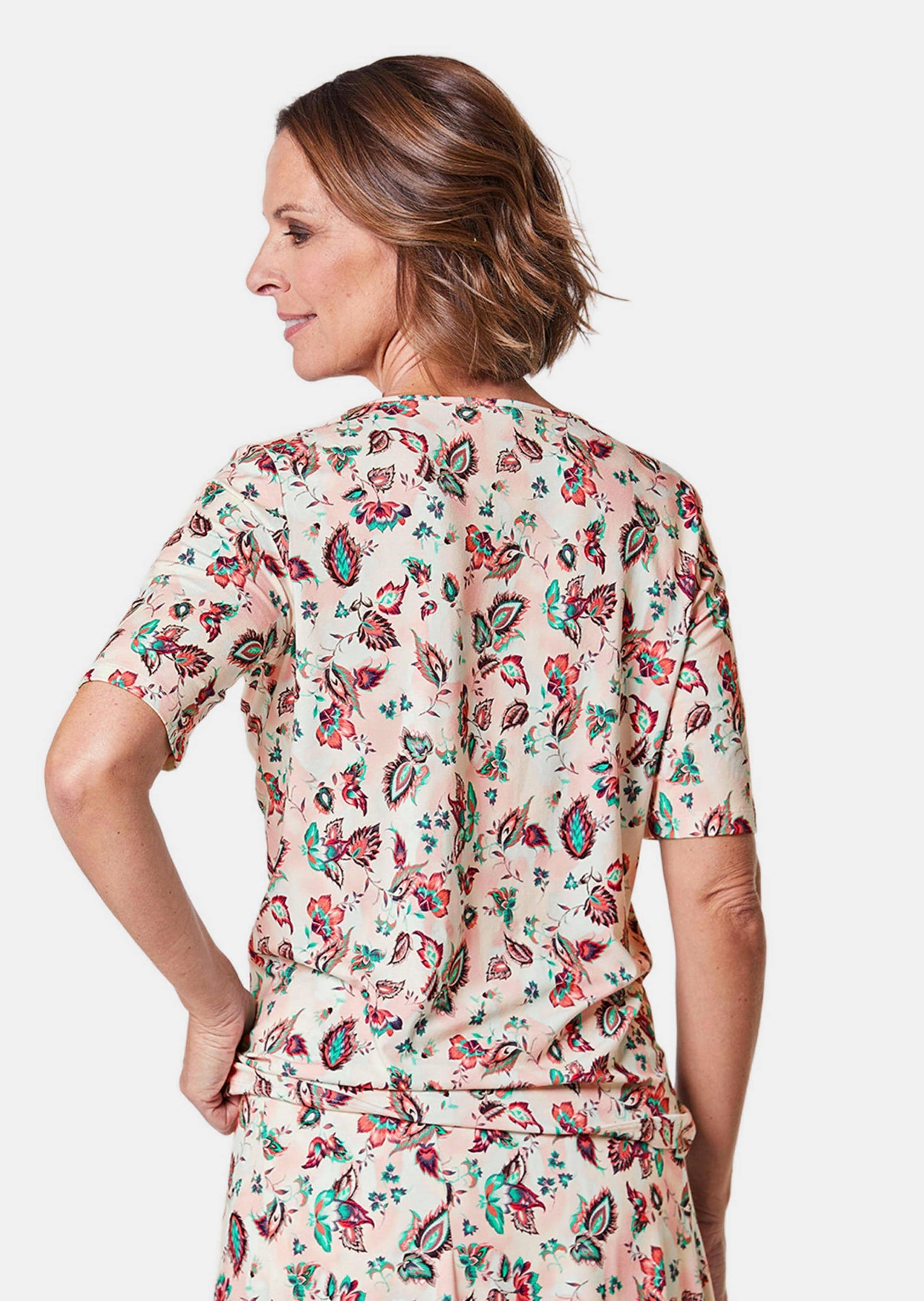 GOLDNER Print-Shirt »Druckshirt in kraftvollen Farben«