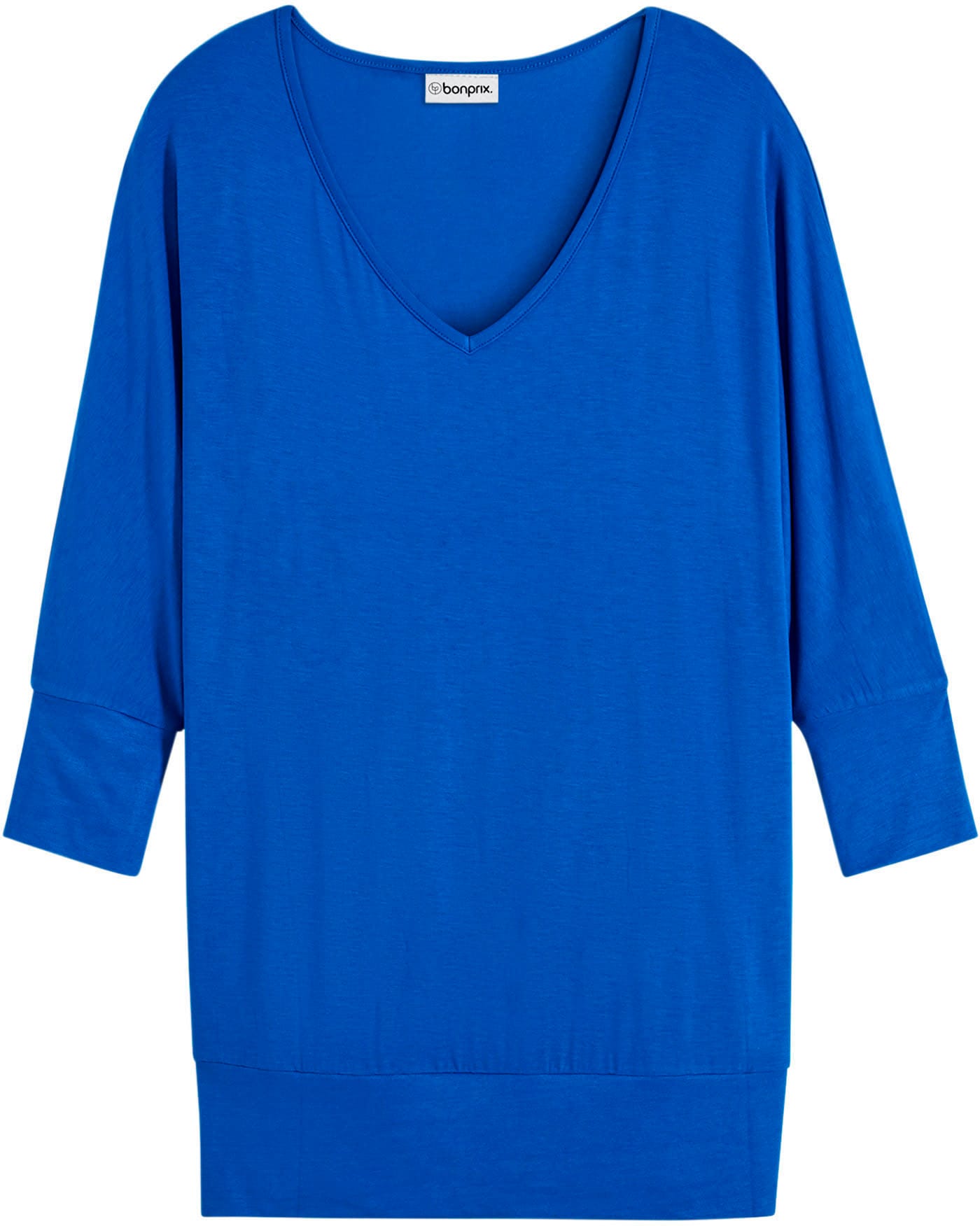 bonprix Oversize-Shirt »Oversized-Shirt aus fließender Viskose« weite Passform, 3/4-Ärmel, weiter Ausschnitt, aus Viskose