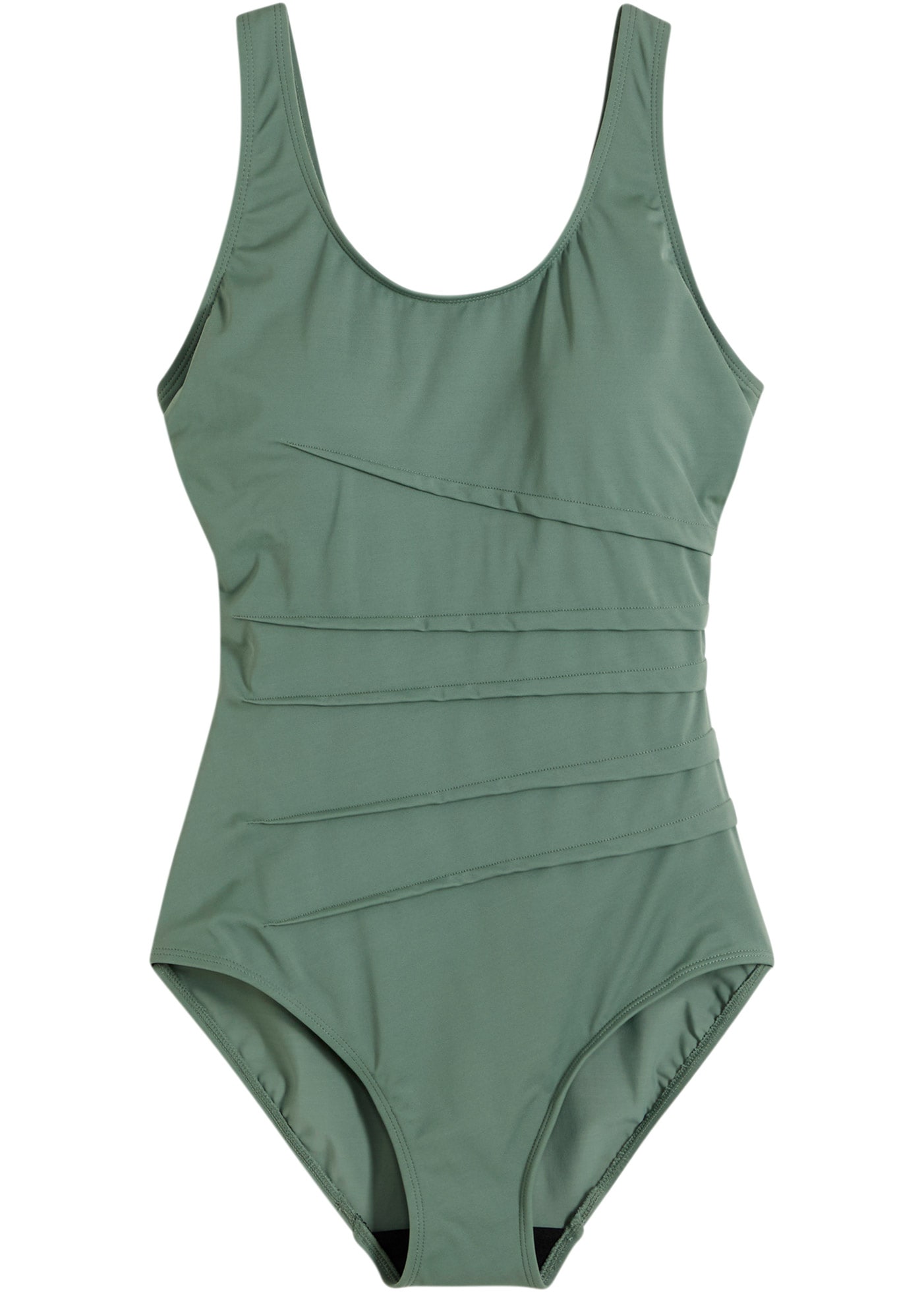bonprix Badeanzug verschiedene Größen, Shape-Design mit Zierfalten, sportlicher Stil