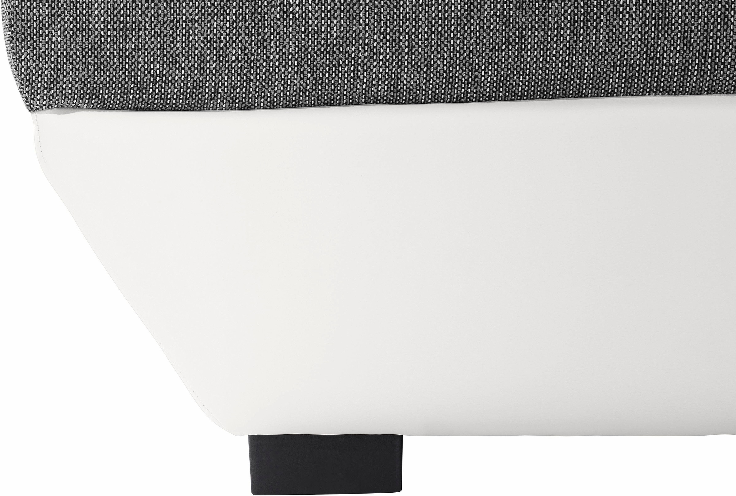 COTTA Polstergarnitur »Speedway U-Form«, (Set), Set bestehend aus: Wohnlandschaft mit Kopfteilverstellung & Hocker