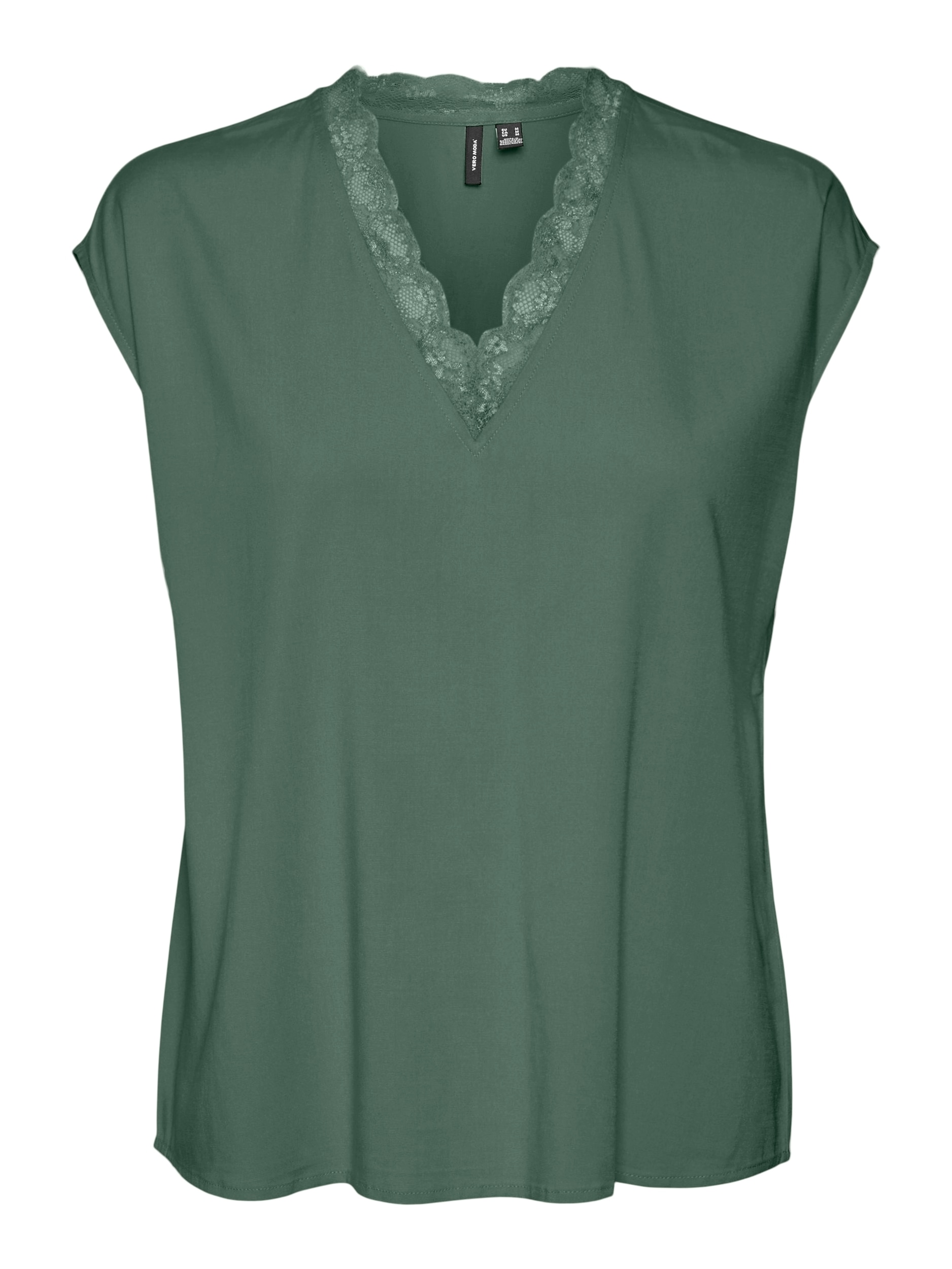 Vero Moda Blusentop »VMBELLA SL LACE TOP WVN GA NOOS« Viskosemischung