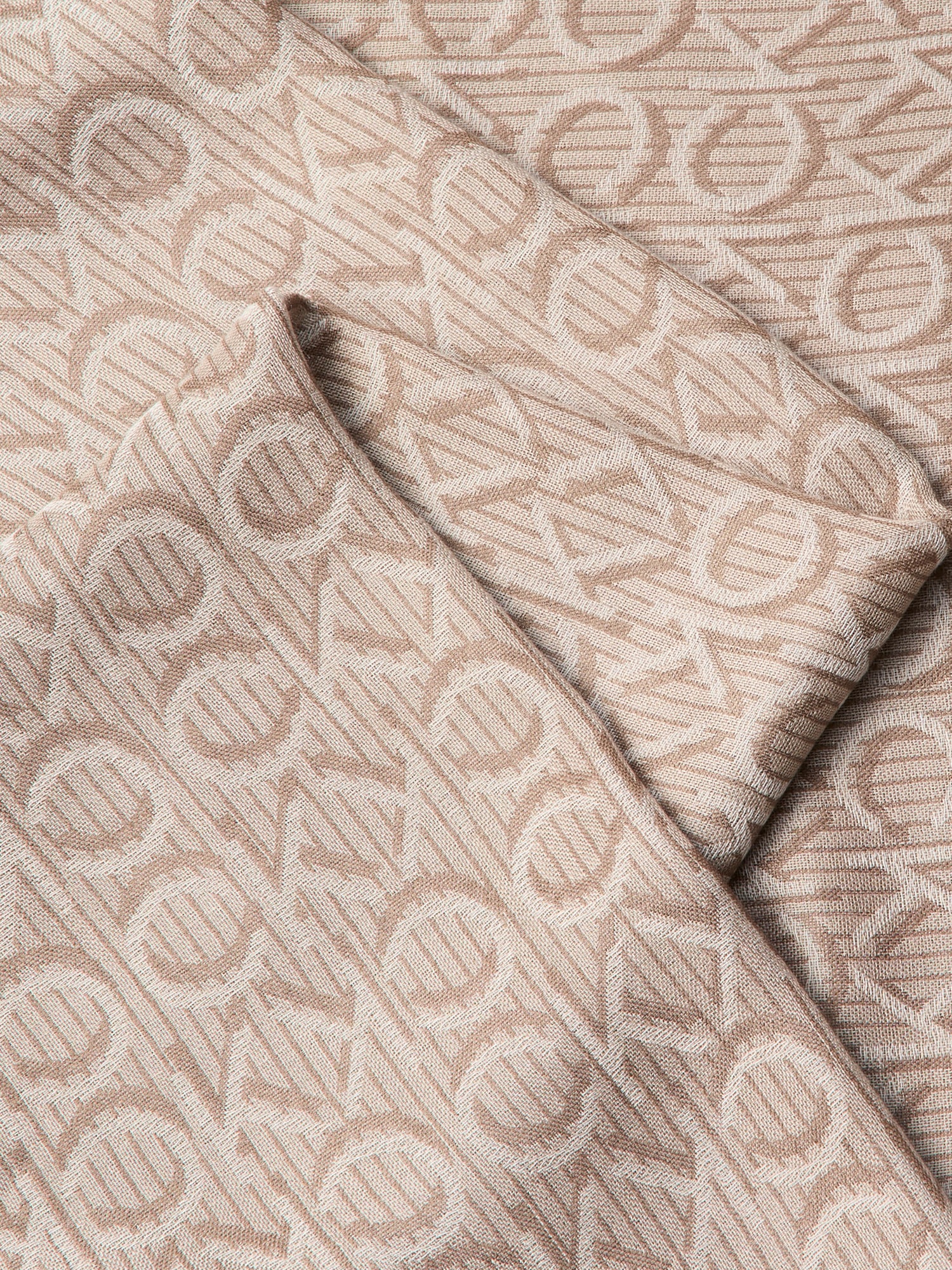 Calvin Klein Modeschal »Monogram Jaquard Schal«, Mit Markenlogoprint
