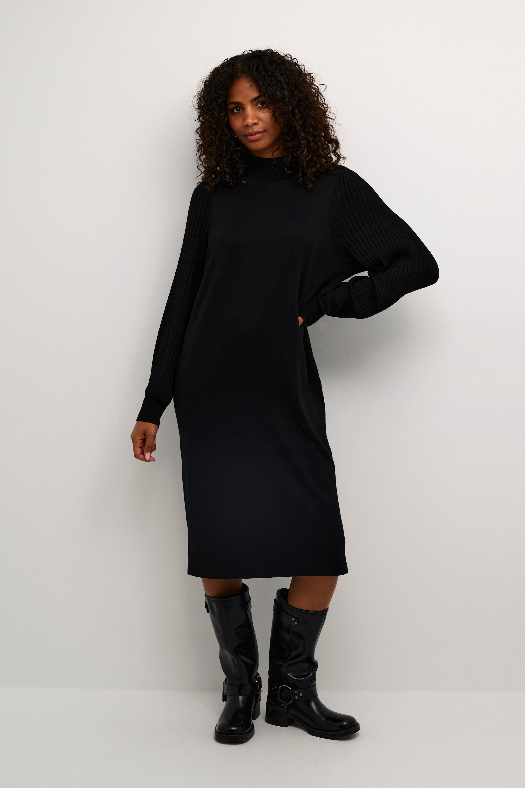 KAFFE Midikleid »Kleid KAnanna«