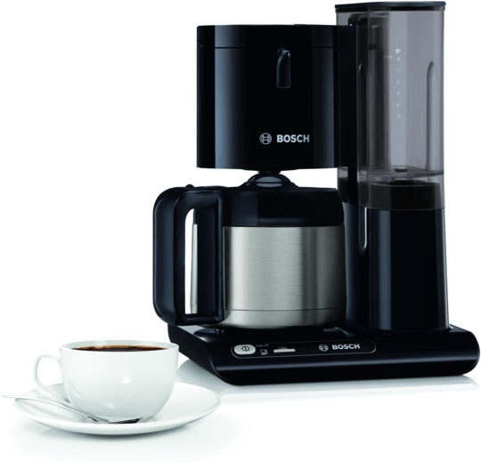 BOSCH Filterkaffeemaschine »TKA8A053 Styline«, 1,1 l Kaffeekanne, Papierfilter, 1x4, mit Thermokanne