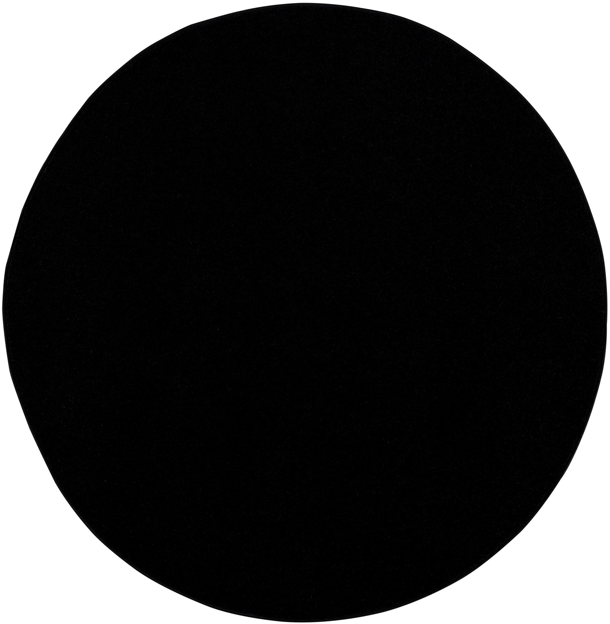 Sanat Teppich »Uni«, rund, 13 mm Höhe, robuster Kurzflorteppich, große Farbauswahl, Wohnzimmer, alle Räume