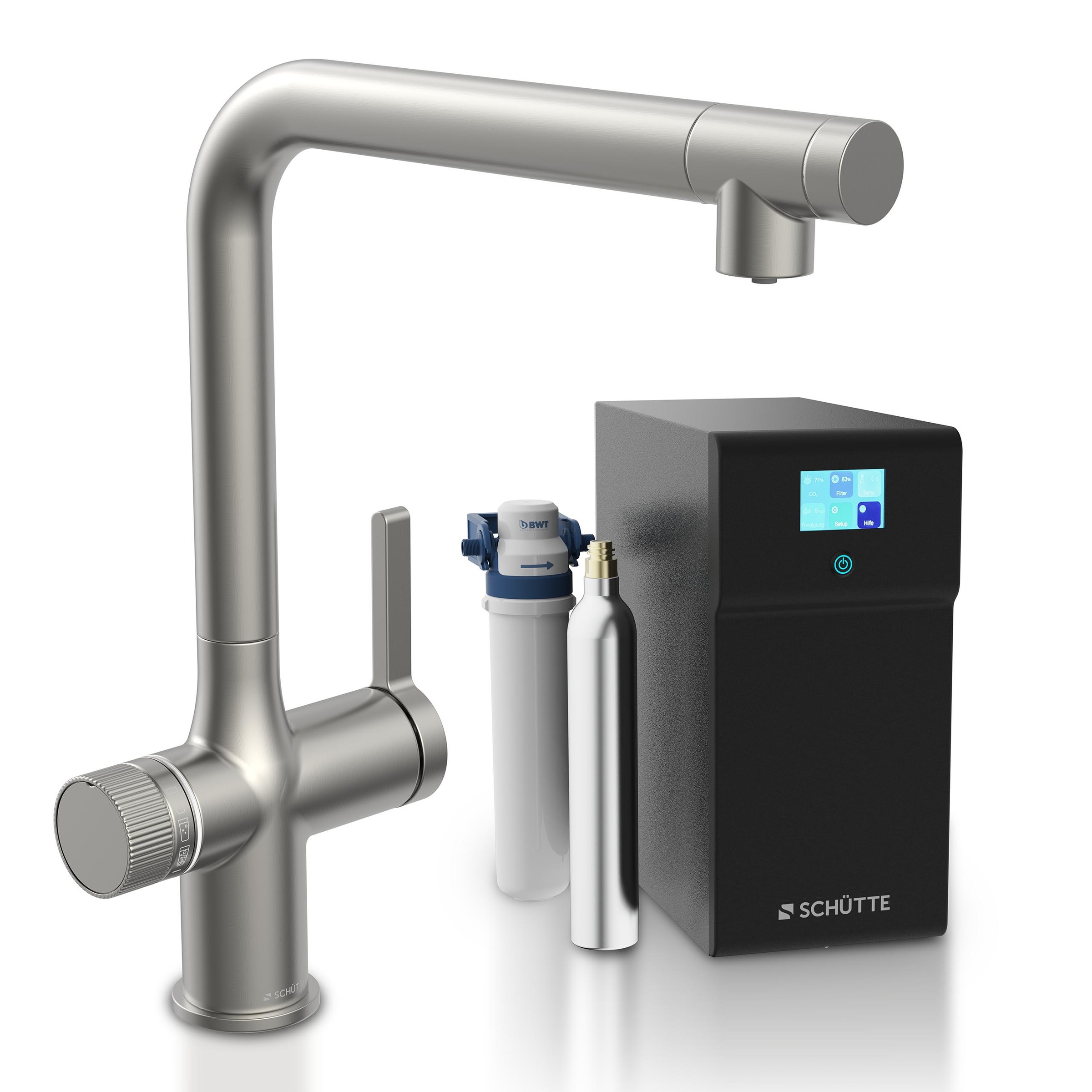 Schütte Spültischarmatur »»AQUASTAR PREMIUM« Sprudelwasser-Spültischarmatur«