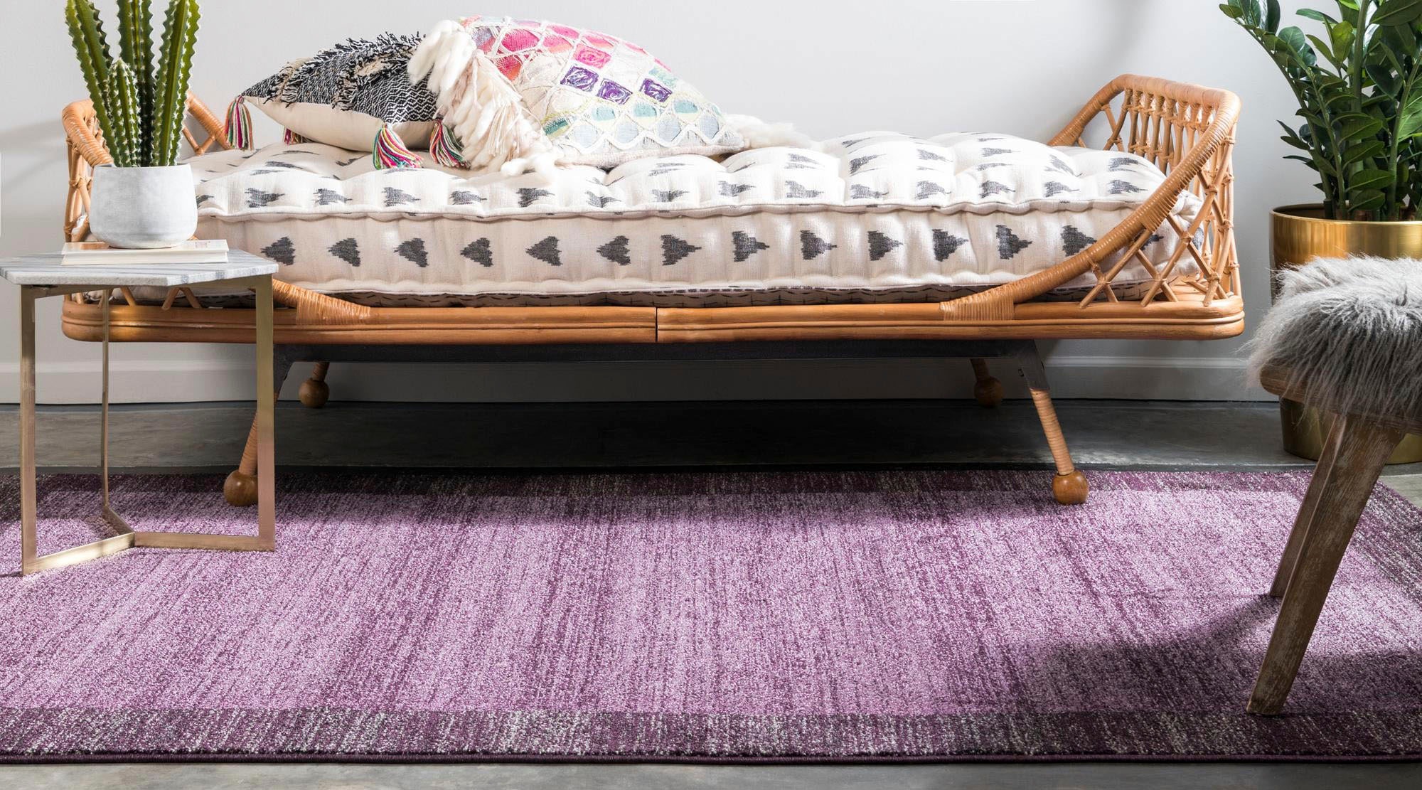 Myflair Möbel & Accessoires Teppich »Good Times Lagerräumung«, rechteckig, 13 mm Höhe, Kurzflor, gewebt, melierte Optik, mit Bordüre