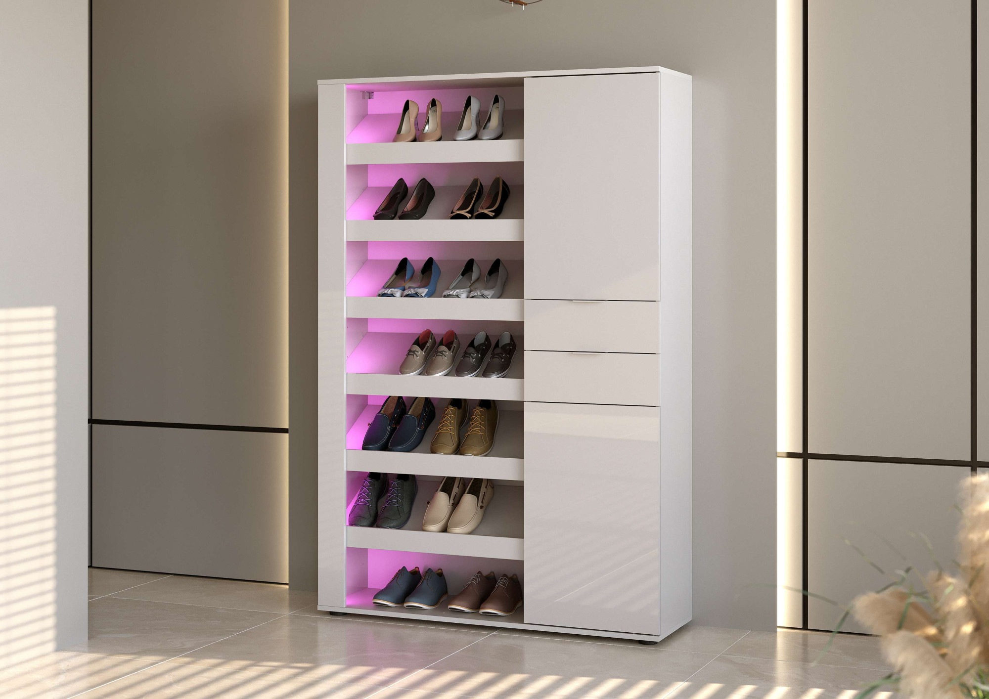 INOSIGN Schuhschrank »BOOST, Schuhschrank,Schuhregal, Breite 120 cm, LED optional bestellbar« 1 Stk. tlg.