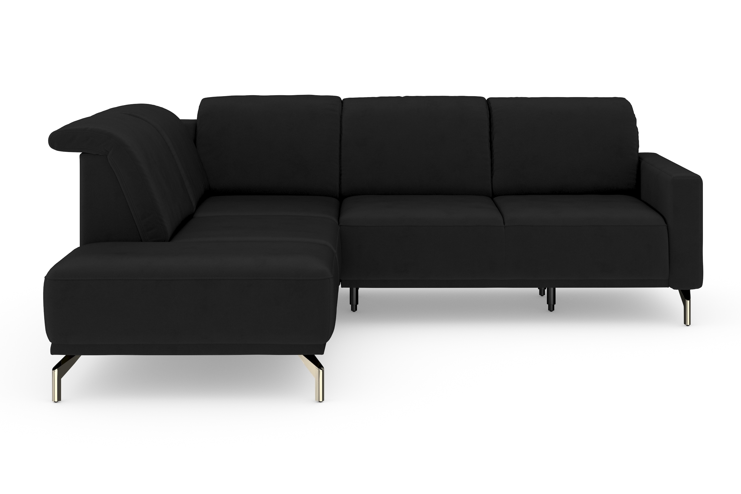 sit&more Ecksofa »Bailando L-Form«, wahlweise mit Kopfteilverstellung und Vorziehsitz, motorisch