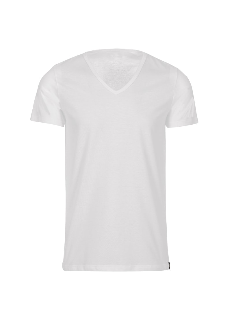 Trigema T-Shirt »TRIGEMA V-Shirt Slim Fit«, (1 tlg.)
