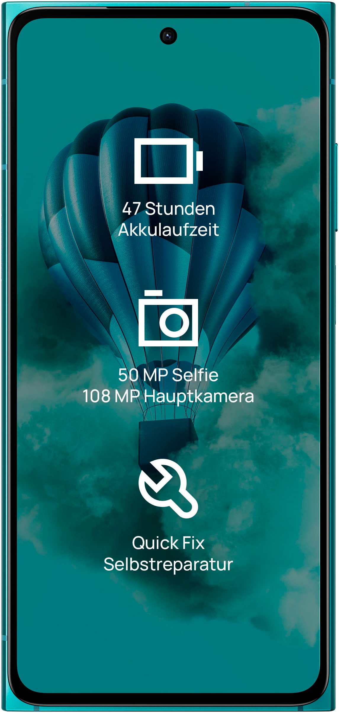 HMD Smartphone »Skyline 256GB«, Blauer Topas, 256 GB Speicherplatz