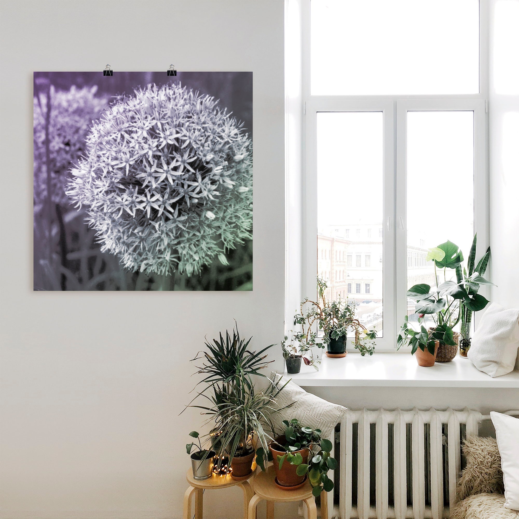 Artland Wandbild »Lila Sensation I«, Blumen, (1 St.), als Alubild, Outdoorbild, Leinwandbild, Poster, Wandaufkleber