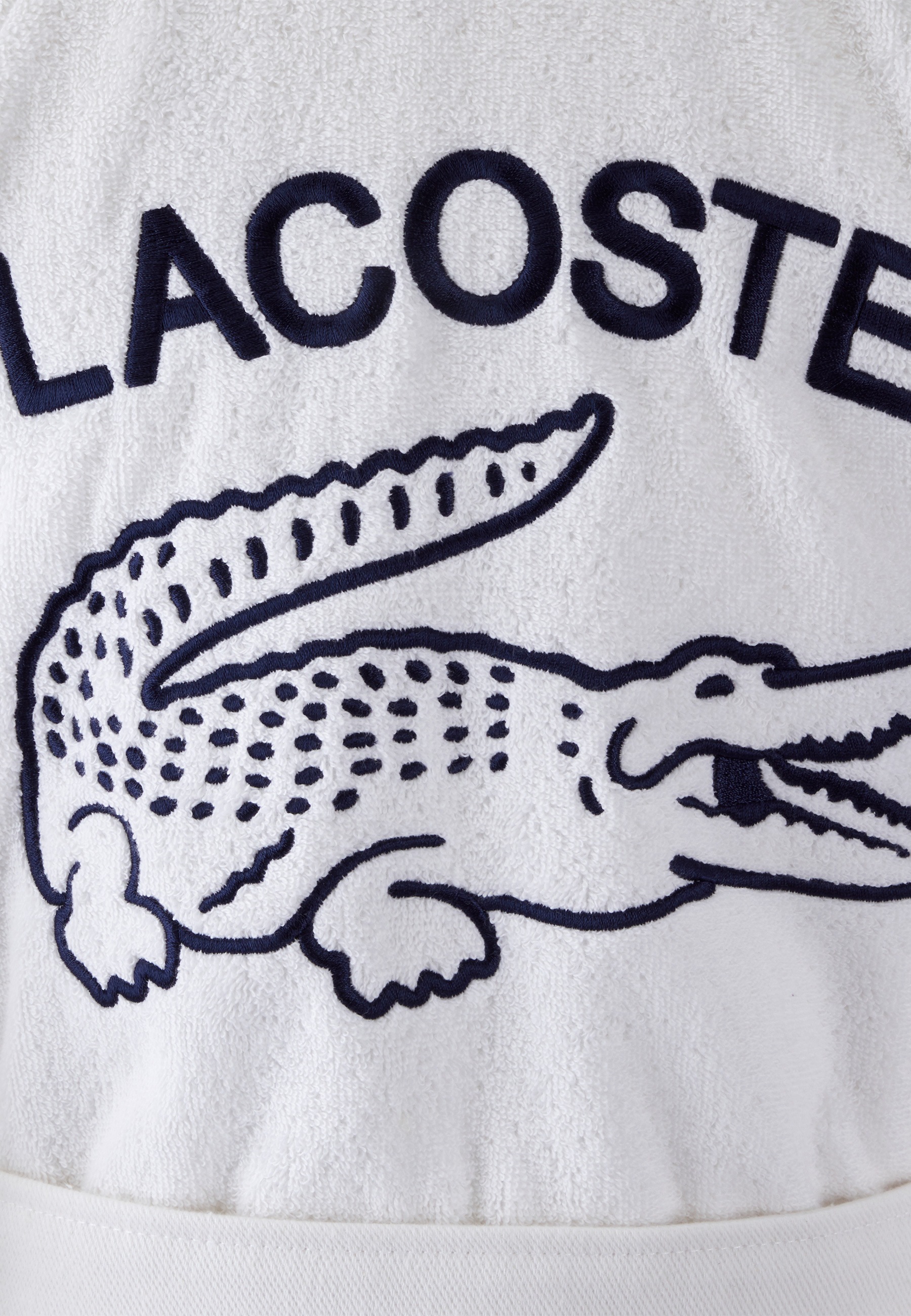 Lacoste Bademantel »LDEFILE« 1 Stk. Mit Logo-Stickerei auf der Rückseite, aus 100% Baumwolle