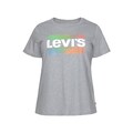 Levi's® Plus Rundhalsshirt »The Perfect Tee Pride Edition«, mit Schriftzug und bunten Balken