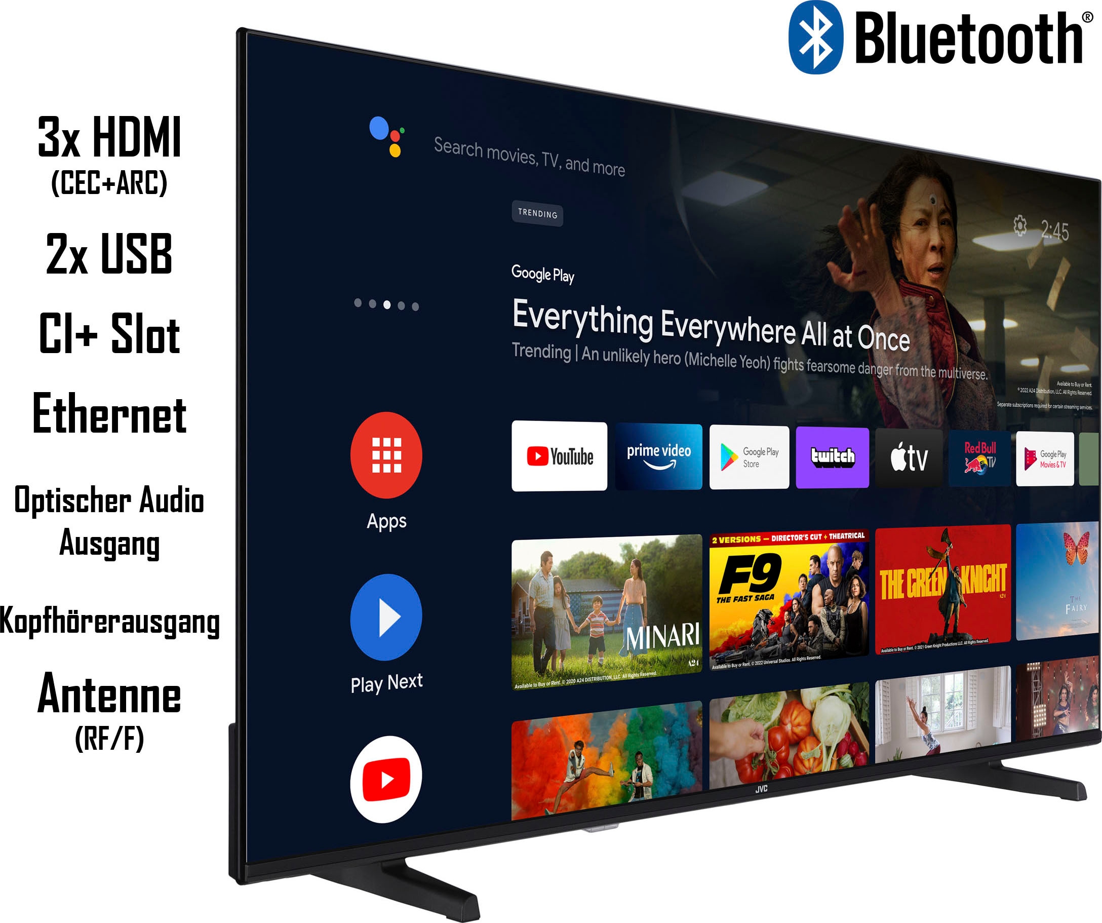 »LT-50VA3355«, jetzt Smart-TV Online TV- LED-Fernseher Shop Android cm/50 Ultra OTTO 126 HD, Zoll, 4K im JVC