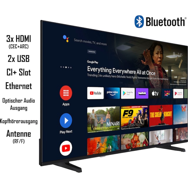 JVC LED-Fernseher »LT-50VA3355«, 126 cm/50 Zoll, 4K Ultra HD, Android TV- Smart-TV jetzt im OTTO Online Shop