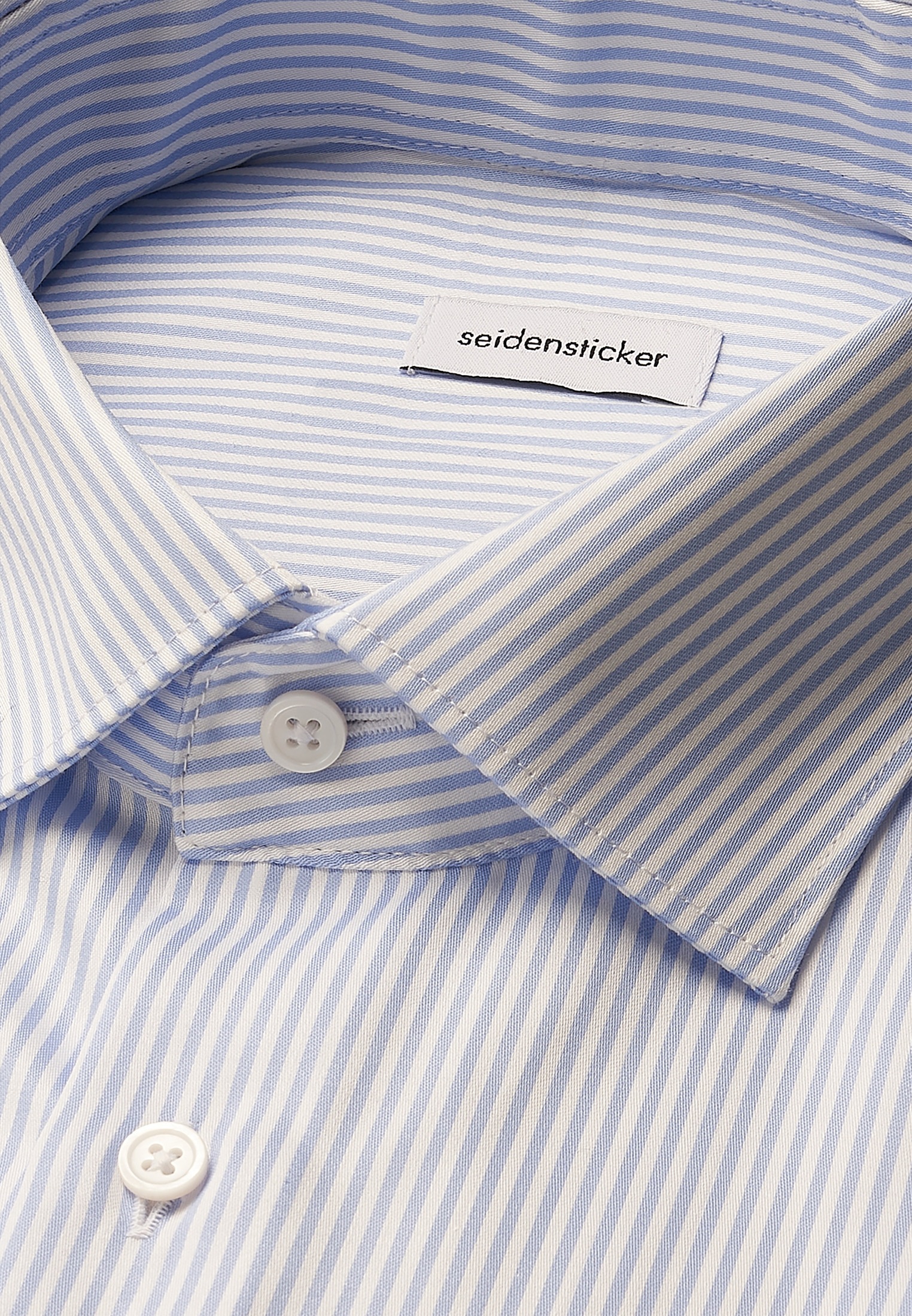 seidensticker Businesshemd »Schwarze Rose«, Slim 1/1 Kentkragen Gestreift