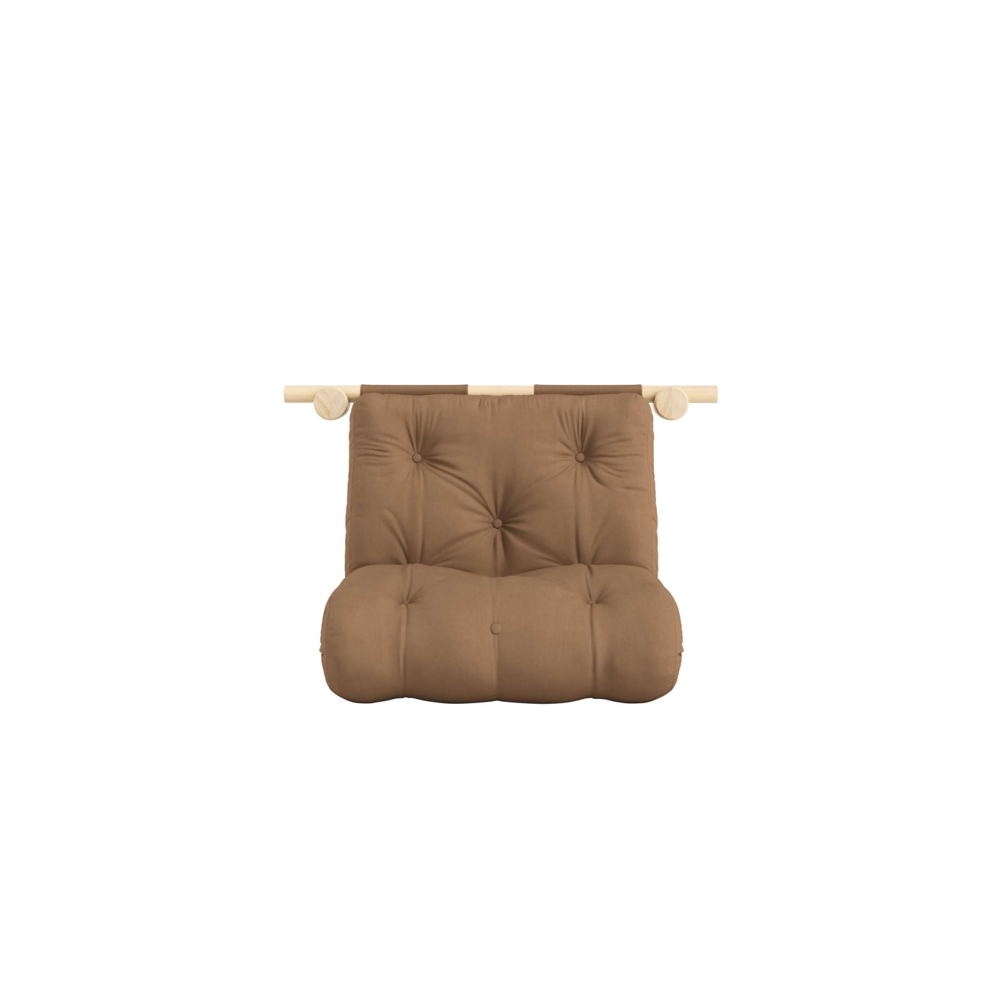 Karup Design Schlafsofa »Hooked Sofa Bed / Sleeper Chair – Sitz- oder Schlafplatz, platzsparend« Futonmatratze inkl. Halterungsset aus FSC®-zertifiziertem Massivholz