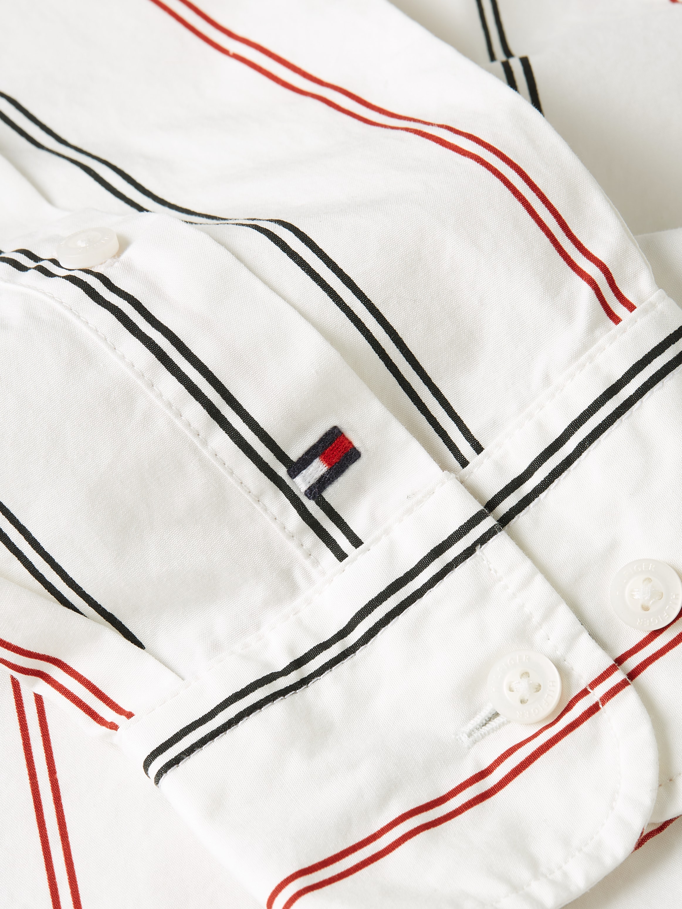 Tommy Hilfiger Langarmhemd »HILFIGER DOUBLE STP RF SHIRT«