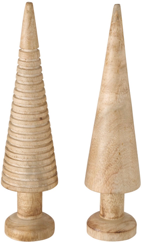 BOLTZE Dekobaum »Noares«, (Set, 2 St.), aus Holz, Höhe ca. 30 cm
