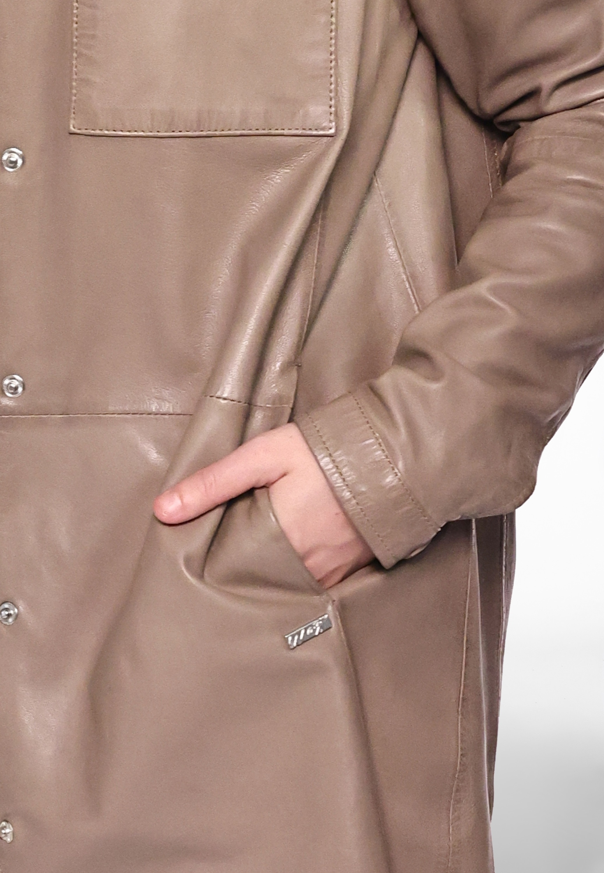 Maze Lederjacke »Lederhemd 42020135«