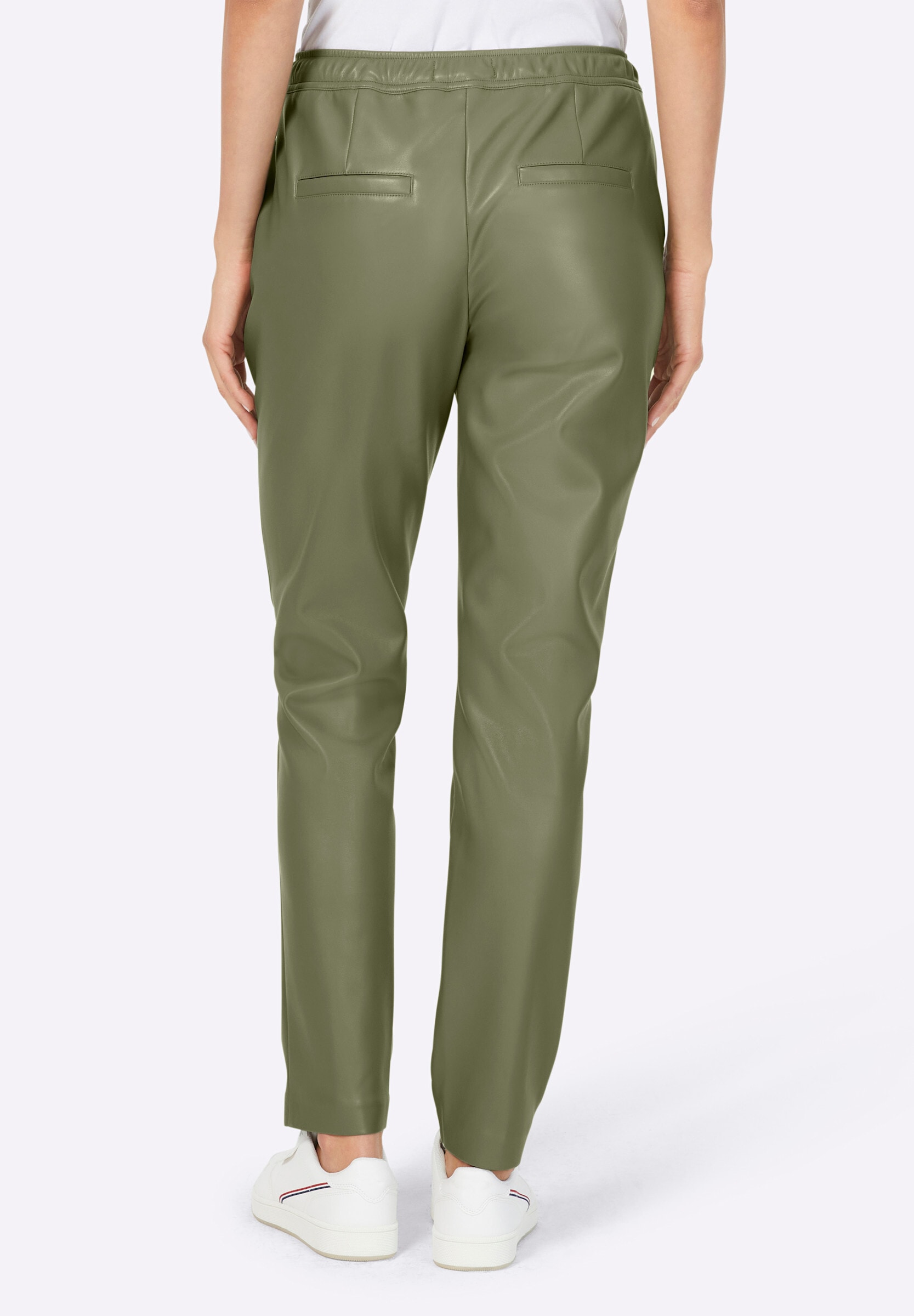 heine Schlupfhose »Lederimitat-Hose Lederimitathose mit Rundum-Dehnbund«