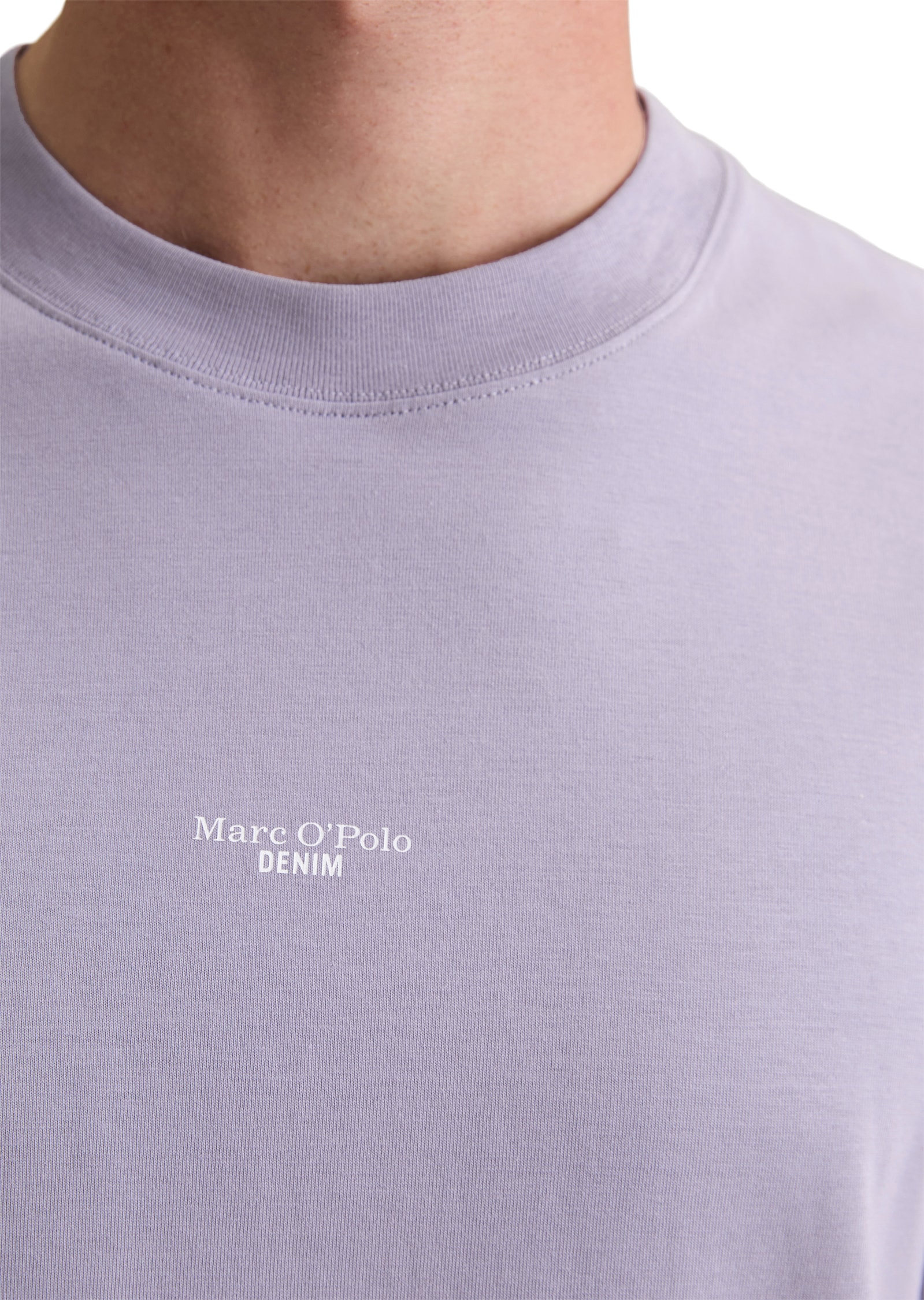 Marc O'Polo DENIM T-Shirt, Basic, relaxed, dezenter Logo-Print