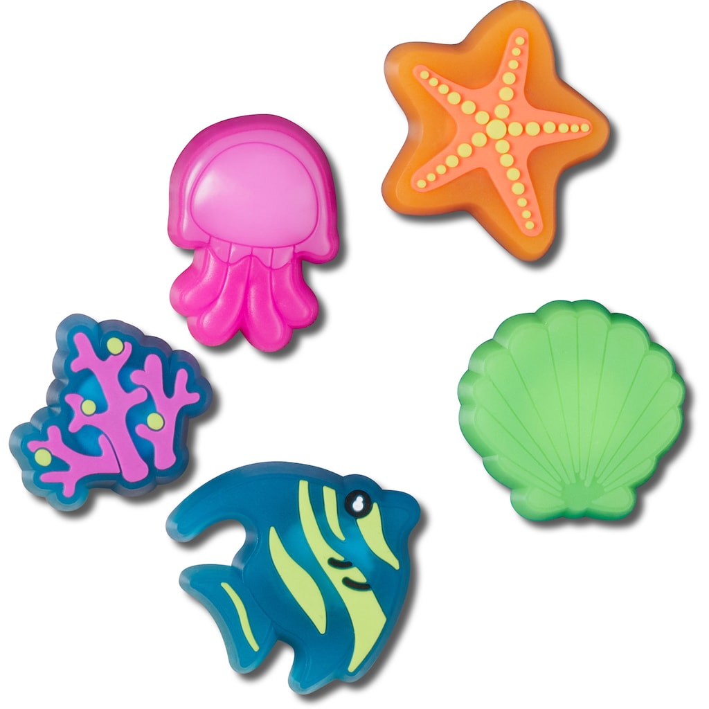 Crocs Schuhanstecker »Jibbitz™ Lights Up Under The Sea«, (Set, 5 tlg., Kein Spielzeug. Nicht für Kinder unter 3 Jahren geeignet.)
